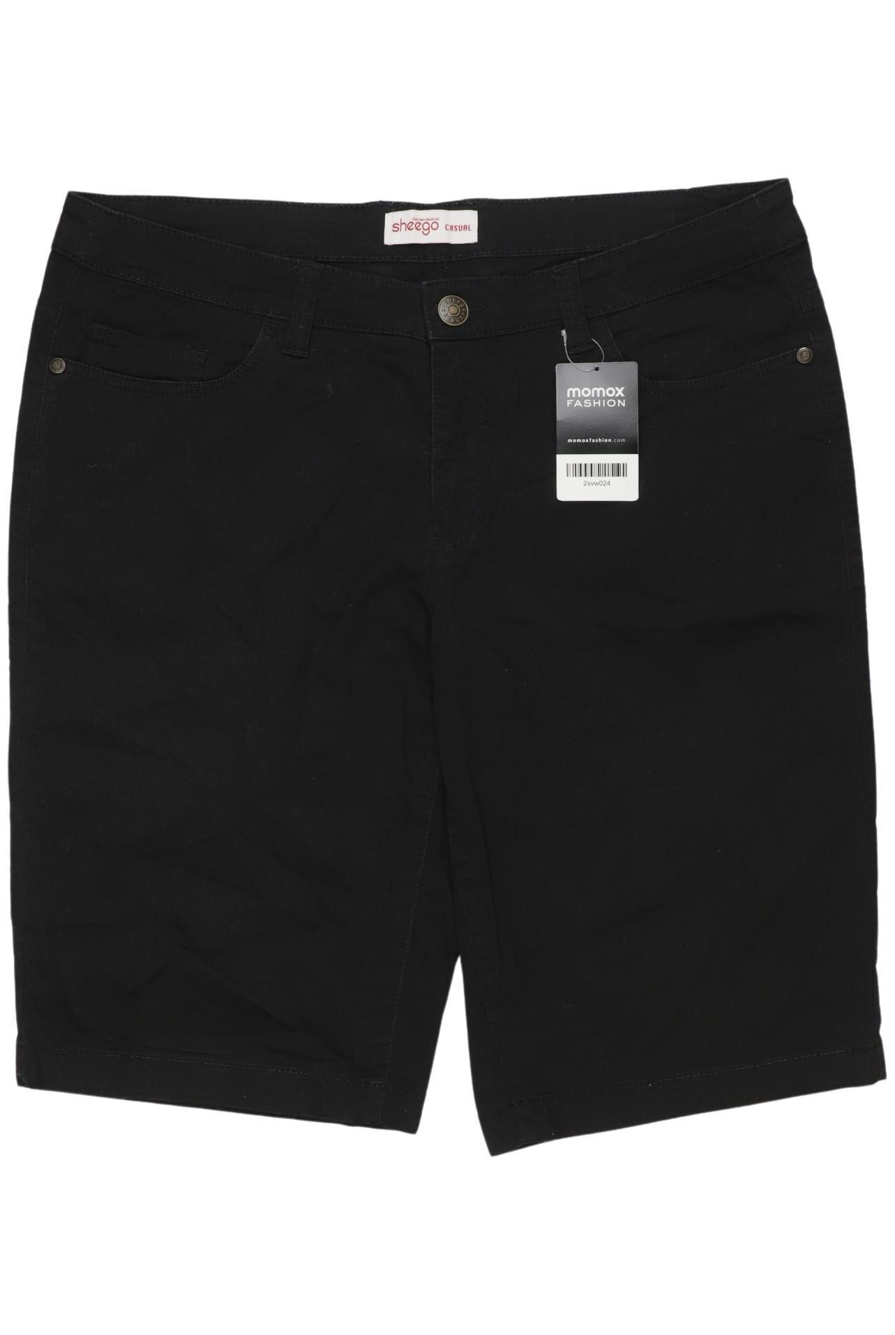 

sheego Damen Shorts, schwarz, Gr. 44