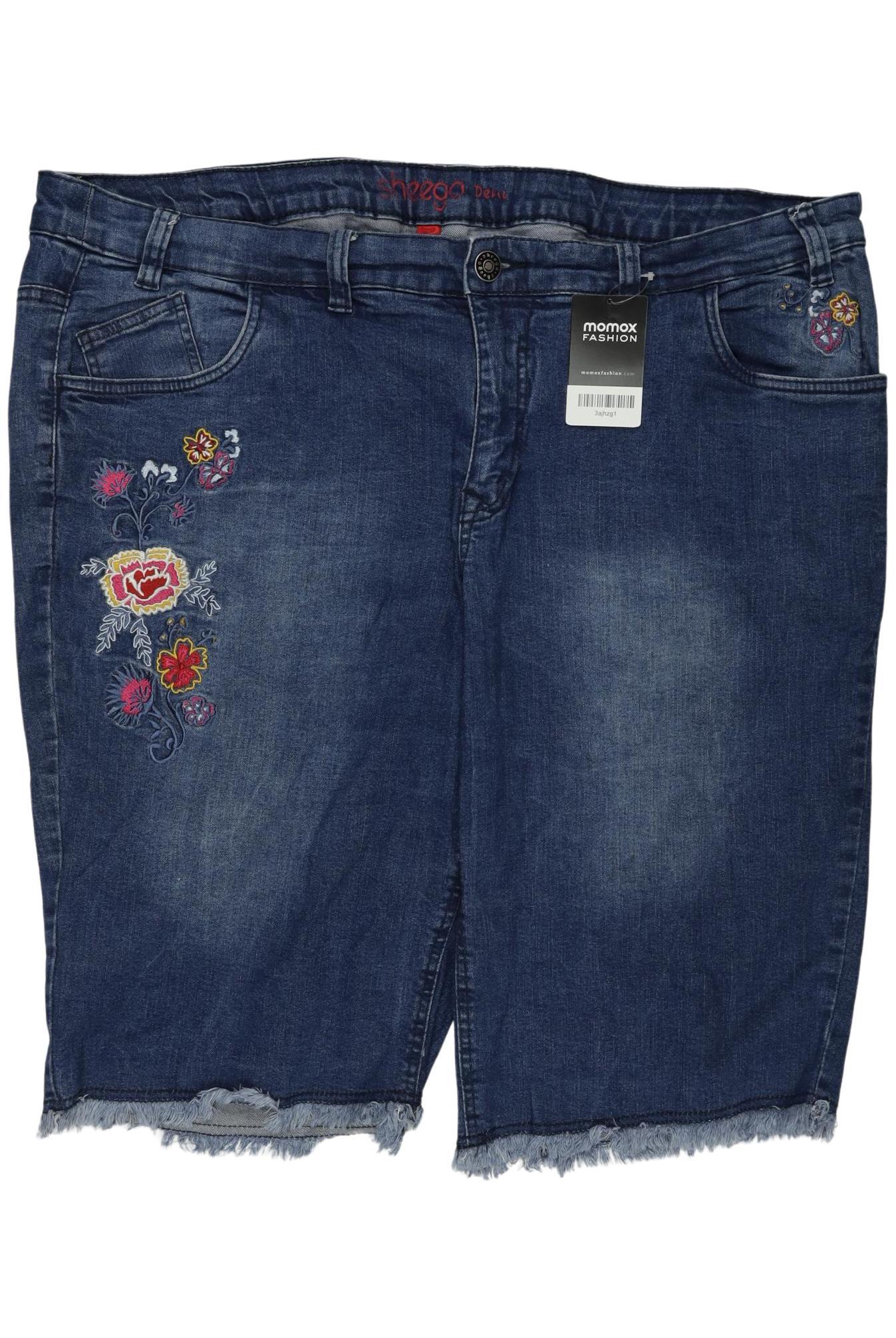 

sheego Damen Shorts, blau, Gr. 52