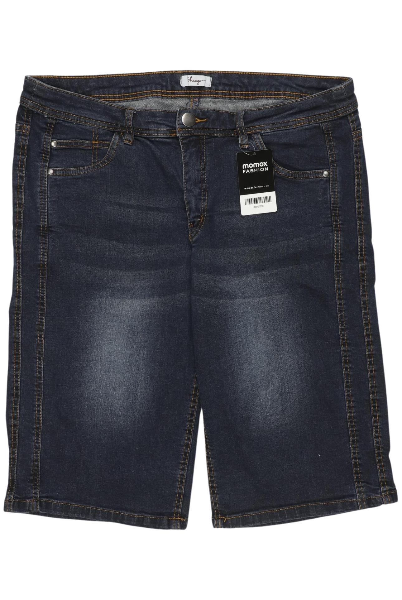 

sheego Damen Shorts, marineblau, Gr. 46