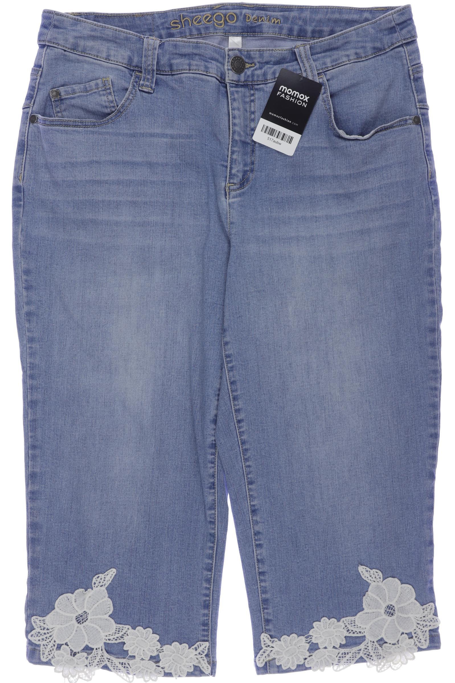 

sheego Damen Shorts, blau, Gr. 44