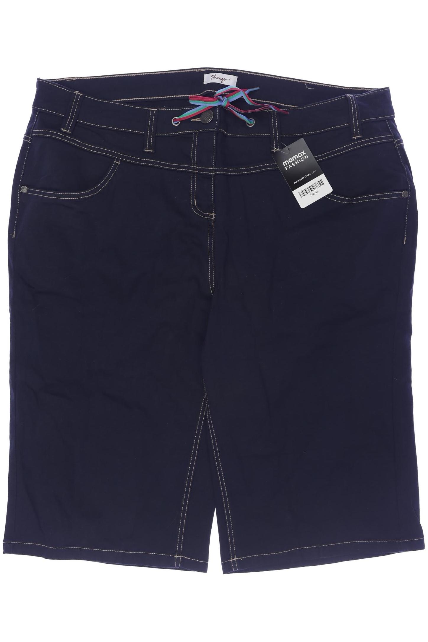 

sheego Damen Shorts, marineblau, Gr. 50