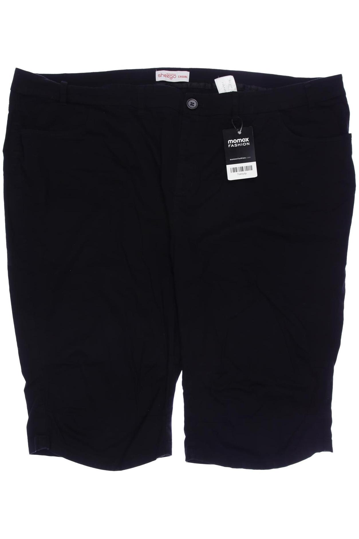 

sheego Damen Shorts, schwarz, Gr. 54