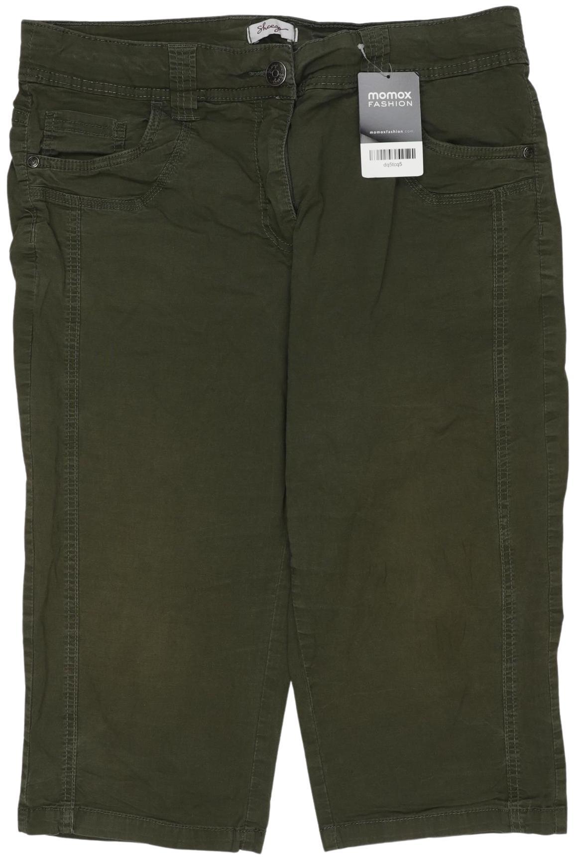 

sheego Damen Shorts, grün, Gr. 44
