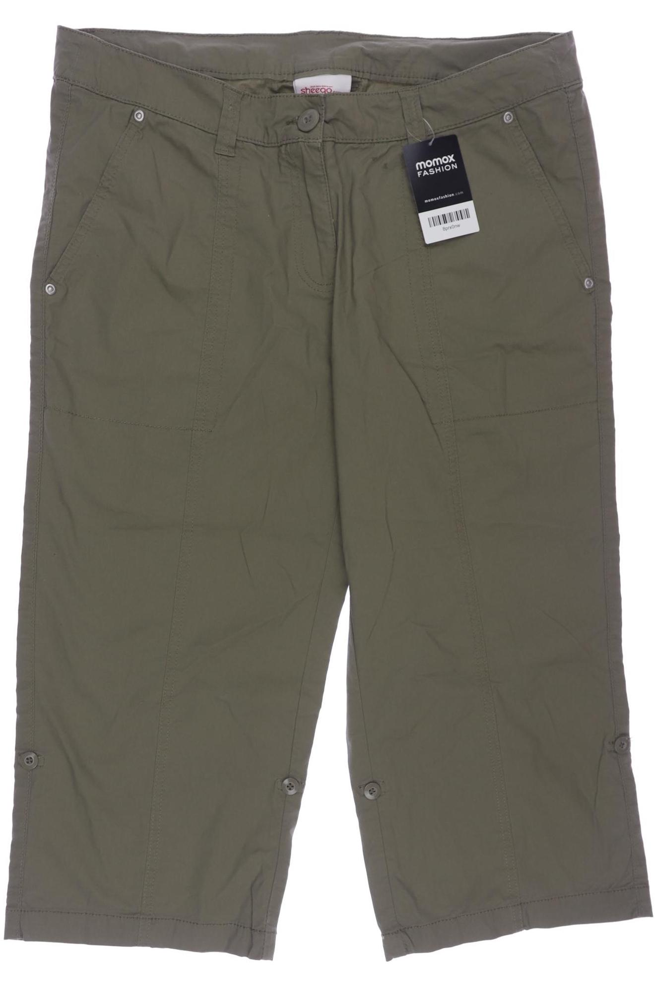 

sheego Damen Shorts, grün, Gr. 44