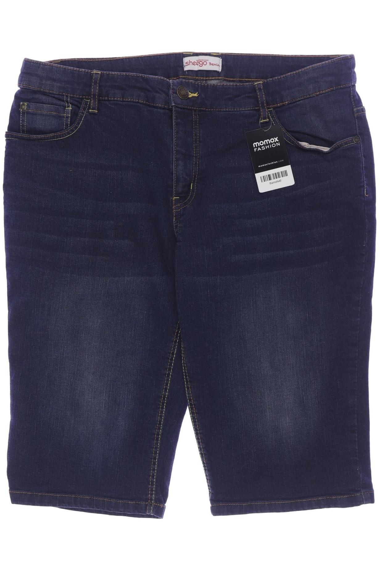 

sheego Damen Shorts, blau, Gr. 48