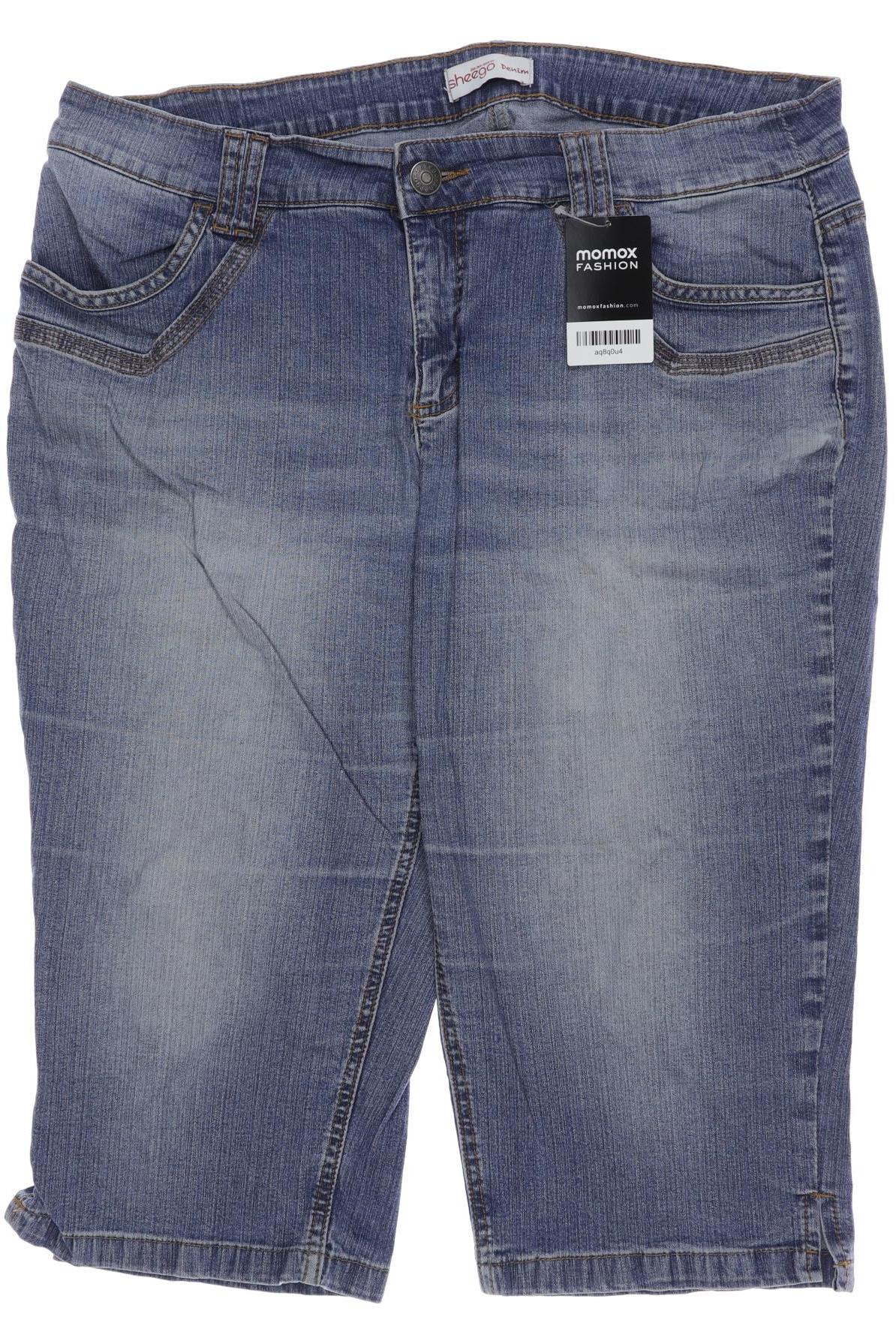 

sheego Damen Shorts, blau, Gr. 46