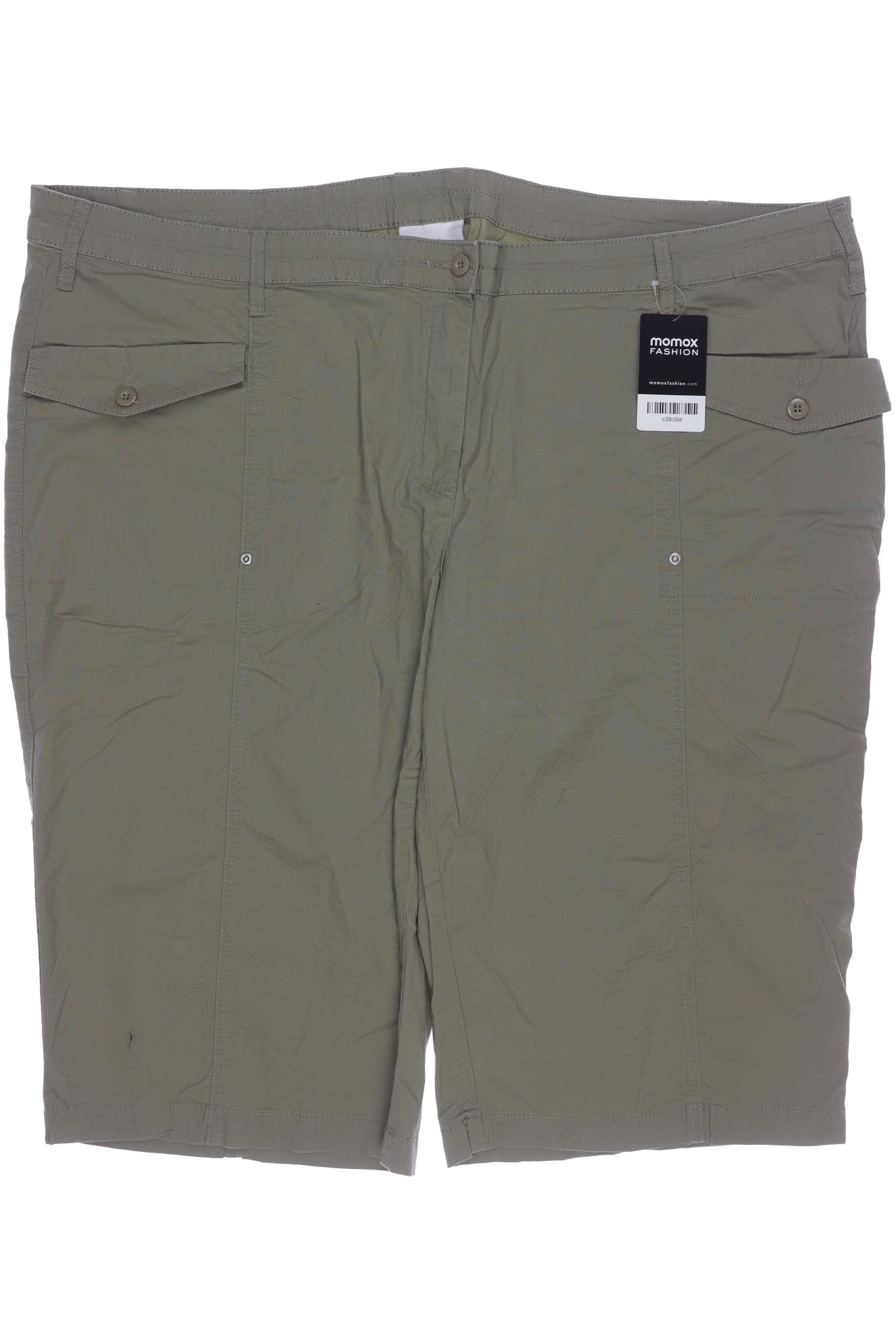 

sheego Damen Shorts, grün, Gr. 56