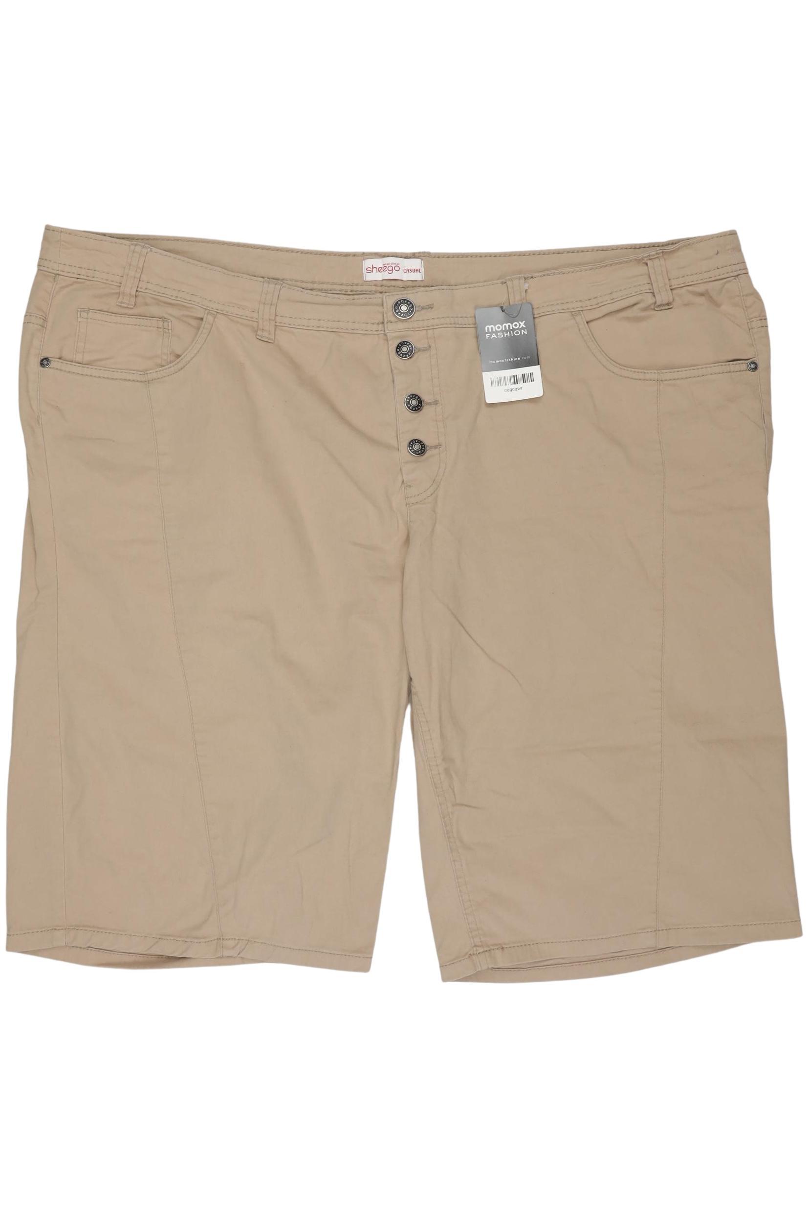

sheego Damen Shorts, beige, Gr. 56
