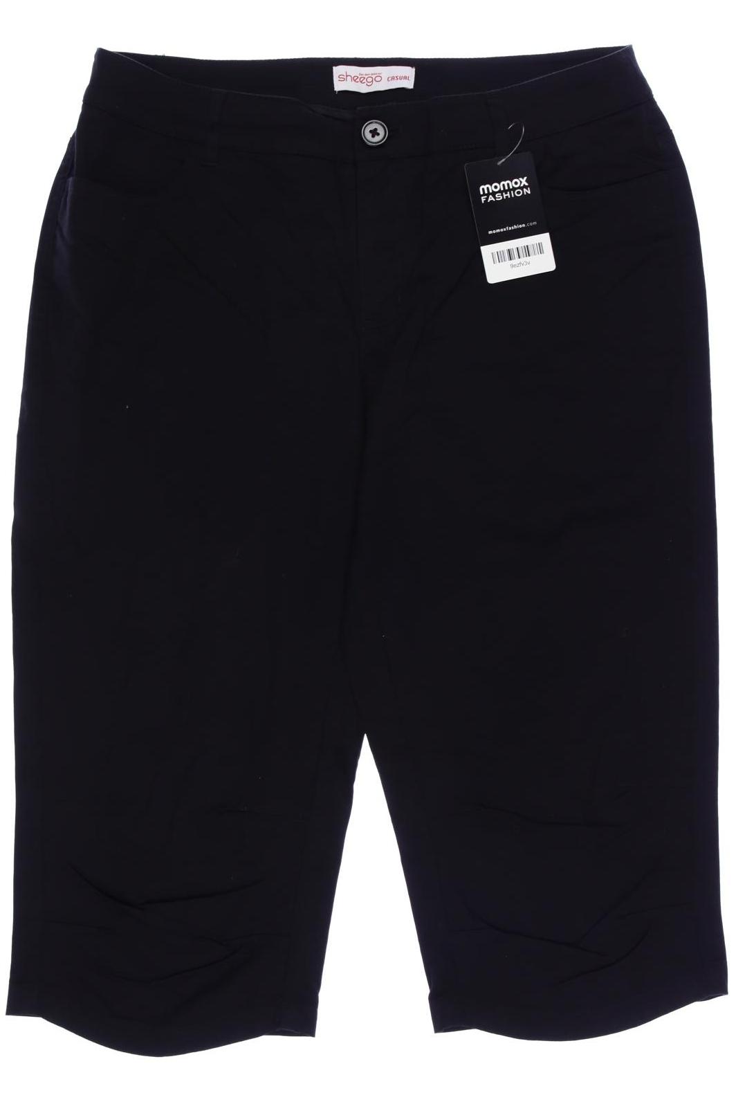 

sheego Damen Shorts, schwarz, Gr. 40