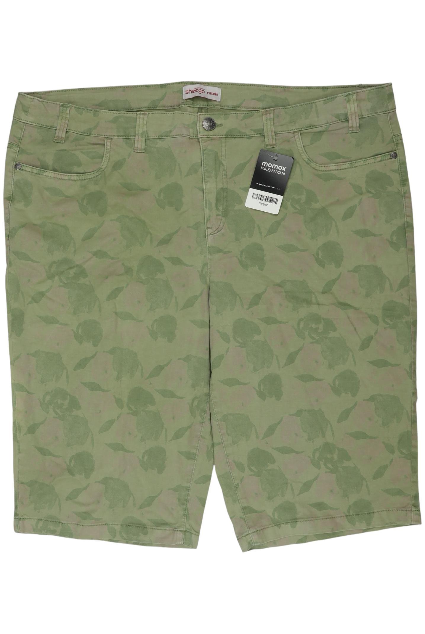 

sheego Damen Shorts, grün, Gr. 42