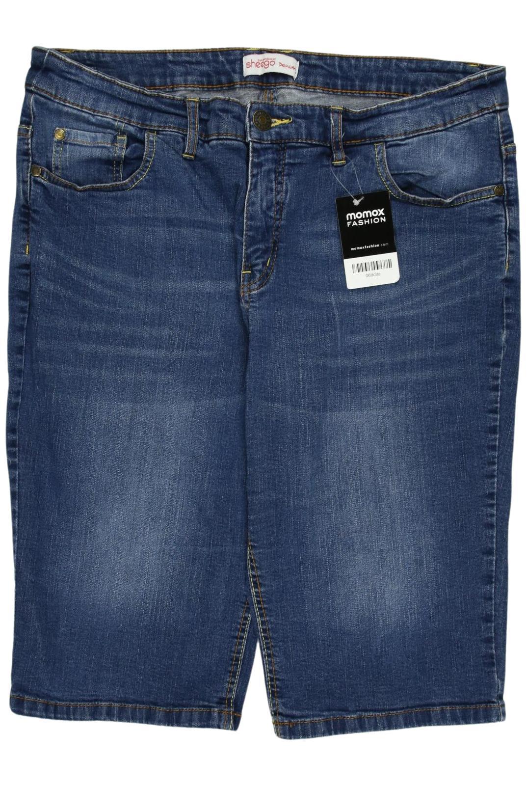 

sheego Damen Shorts, blau, Gr. 46