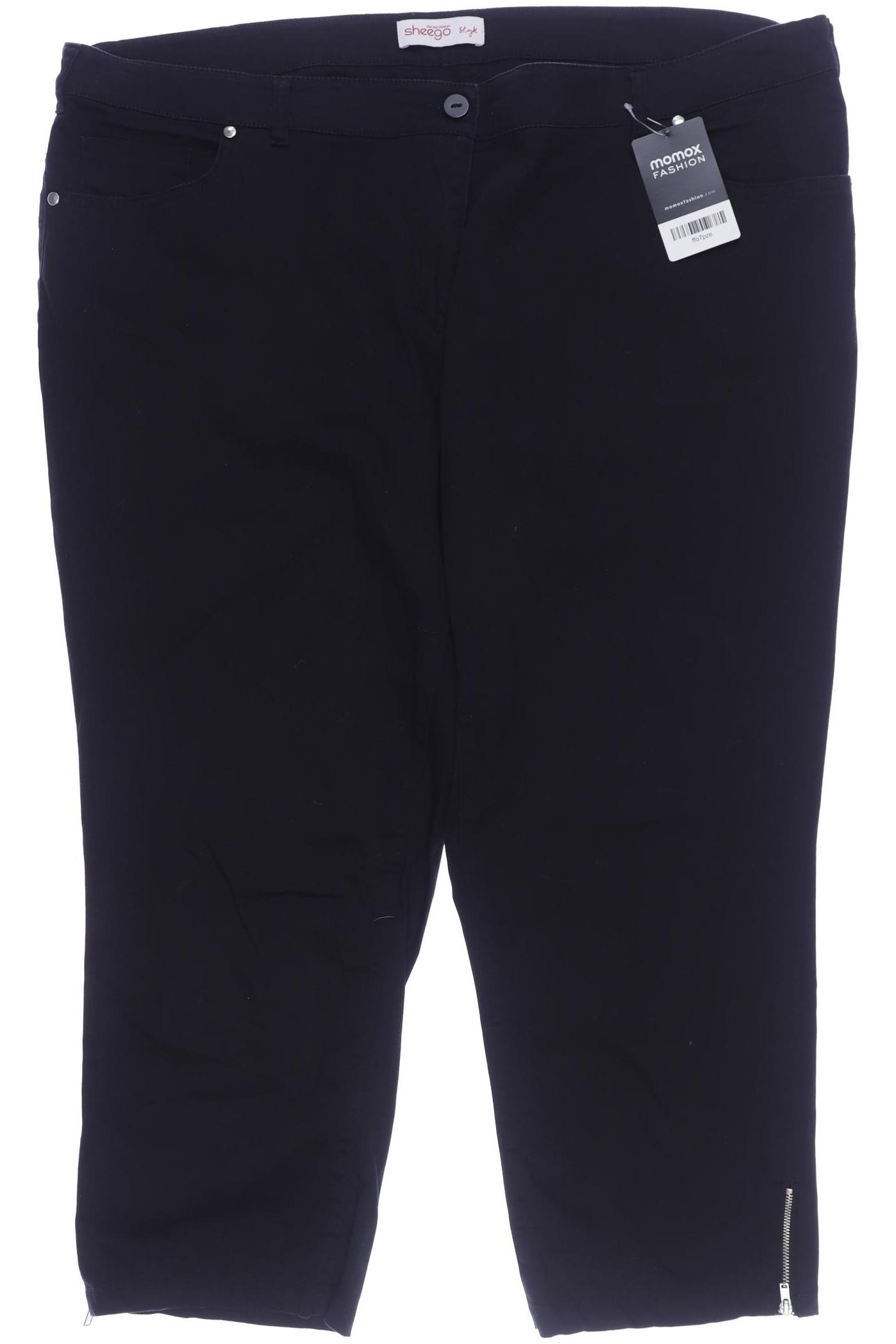 

sheego Damen Shorts, schwarz