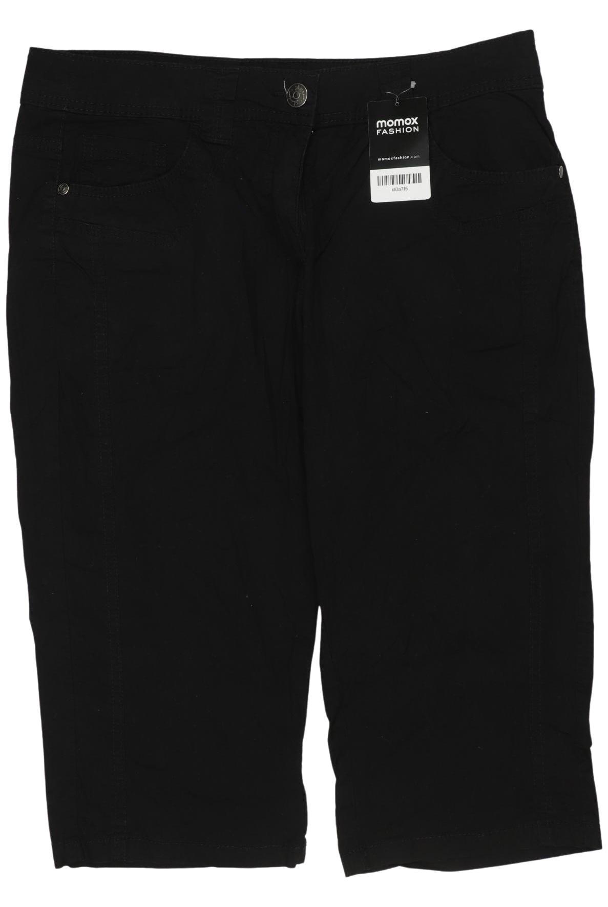 

sheego Damen Shorts, schwarz, Gr. 44