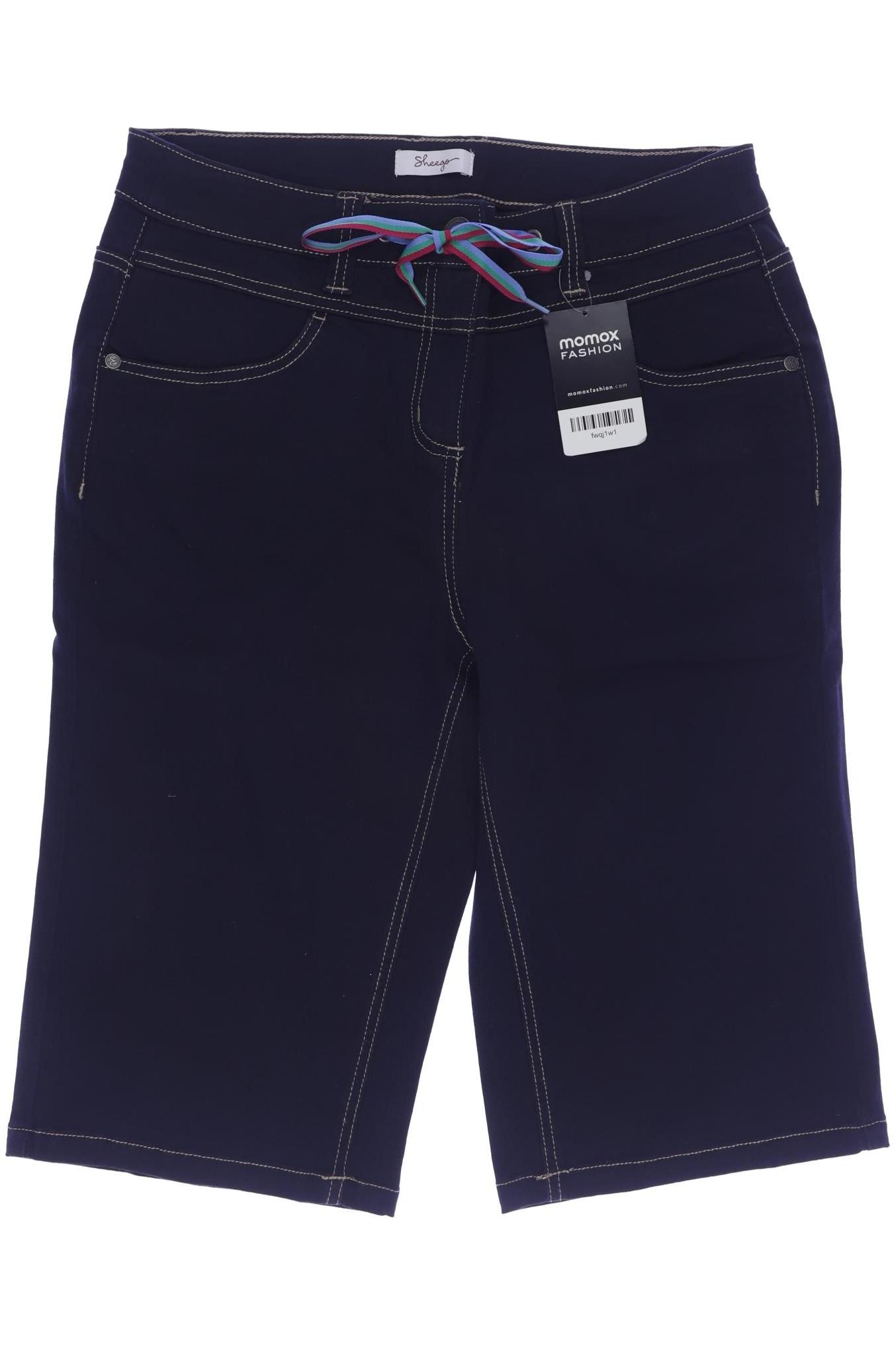 

sheego Damen Shorts, marineblau, Gr. 40