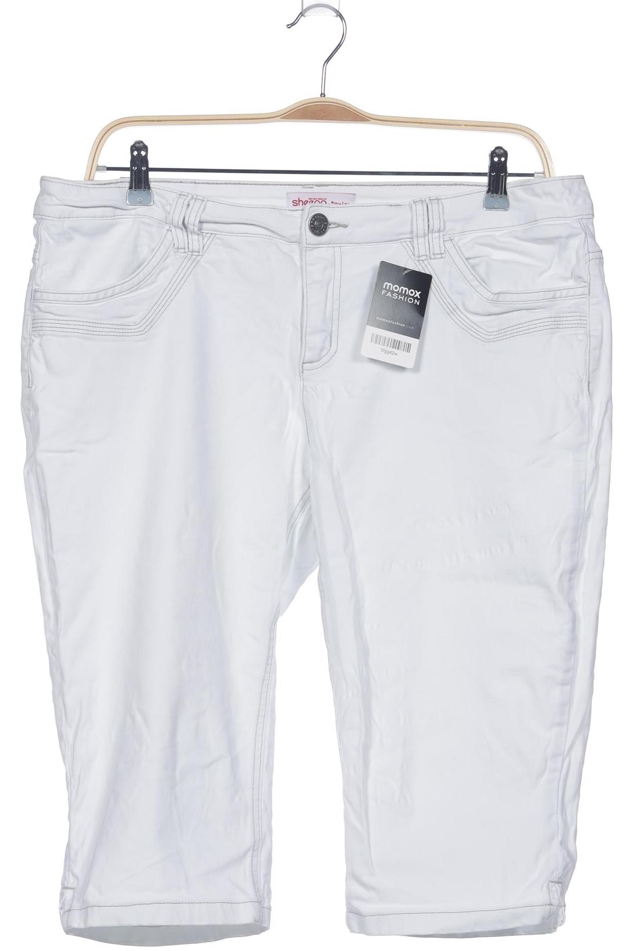 

sheego Damen Shorts, weiß, Gr. 36