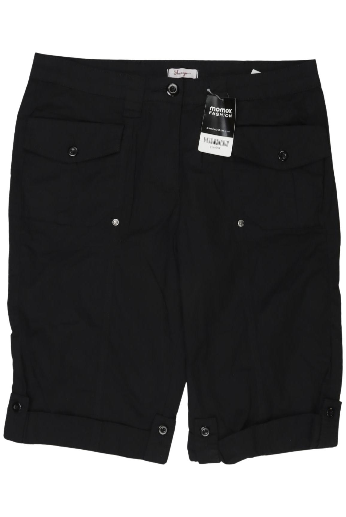 

sheego Damen Shorts, schwarz, Gr. 42