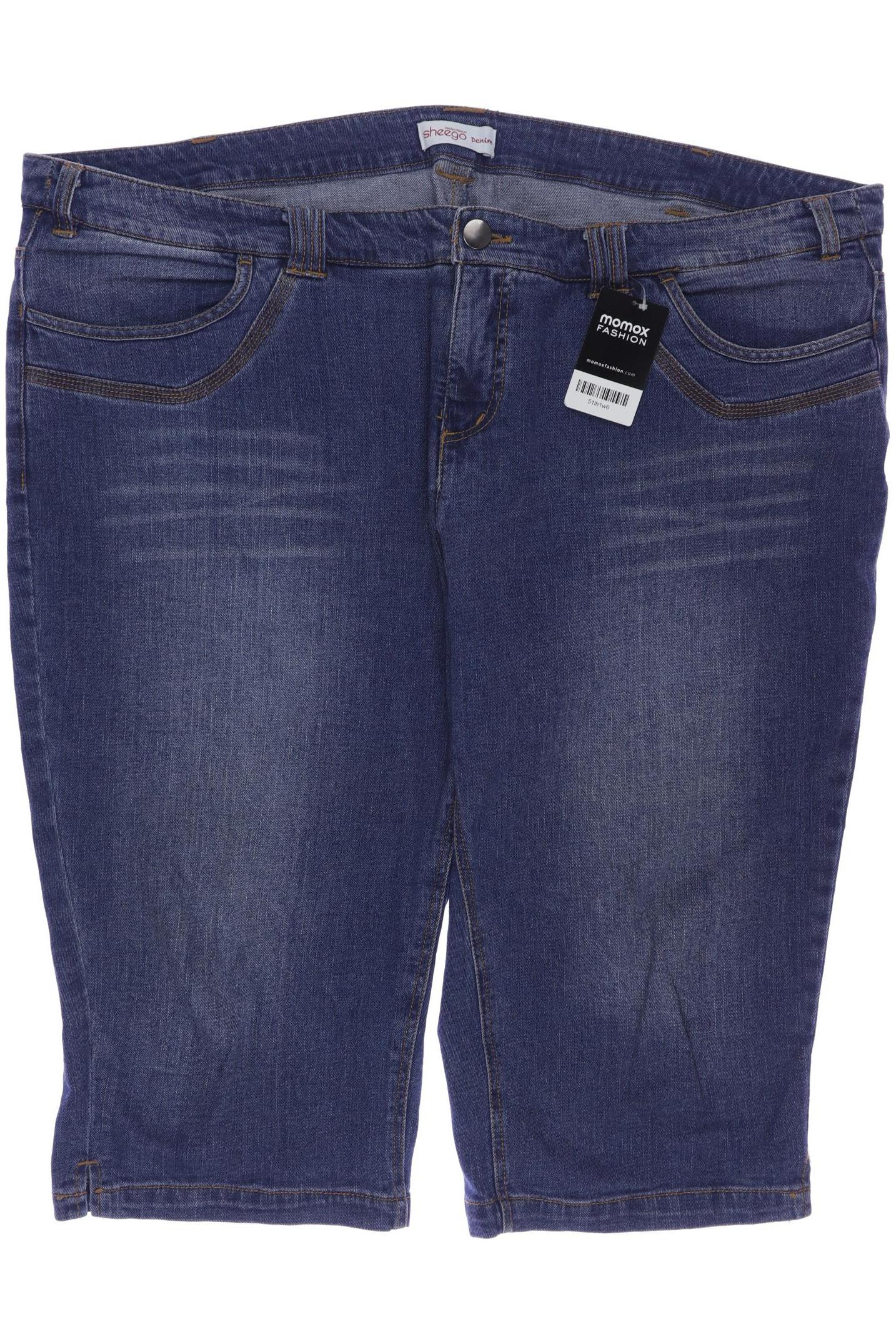 

sheego Damen Shorts, blau, Gr. 52