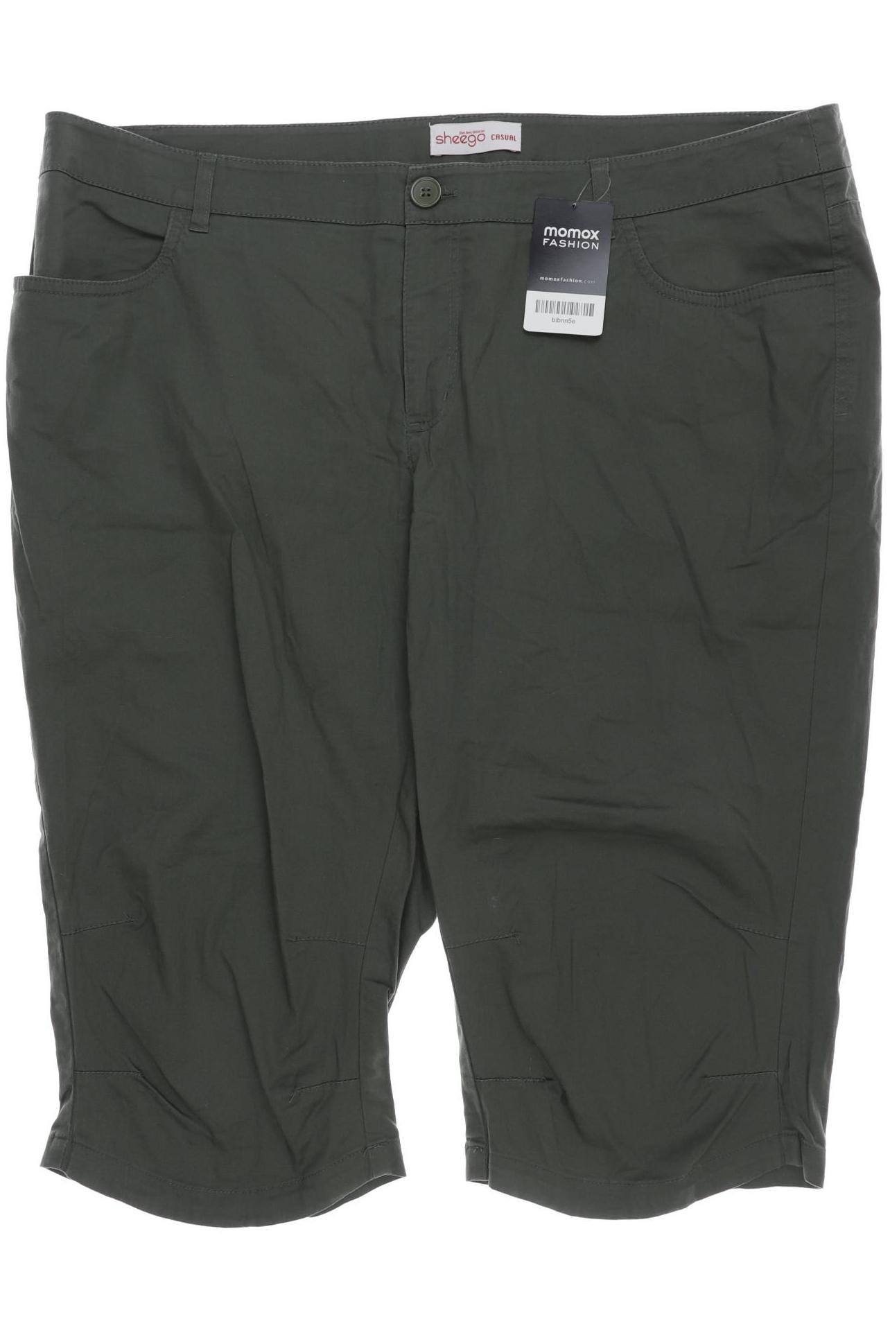 

sheego Damen Shorts, grün, Gr. 48