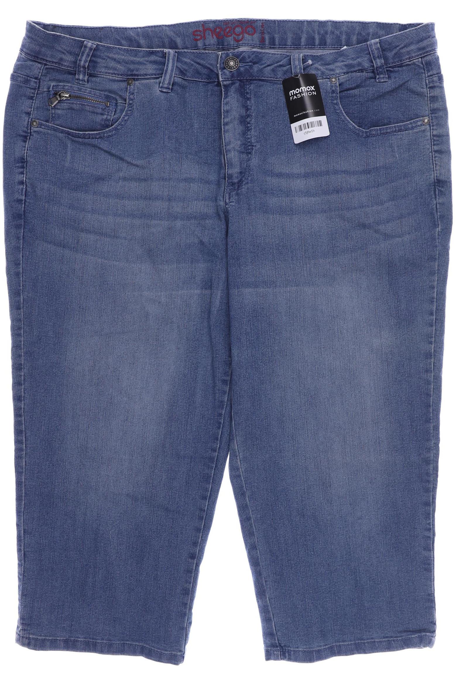 

sheego Damen Shorts, blau