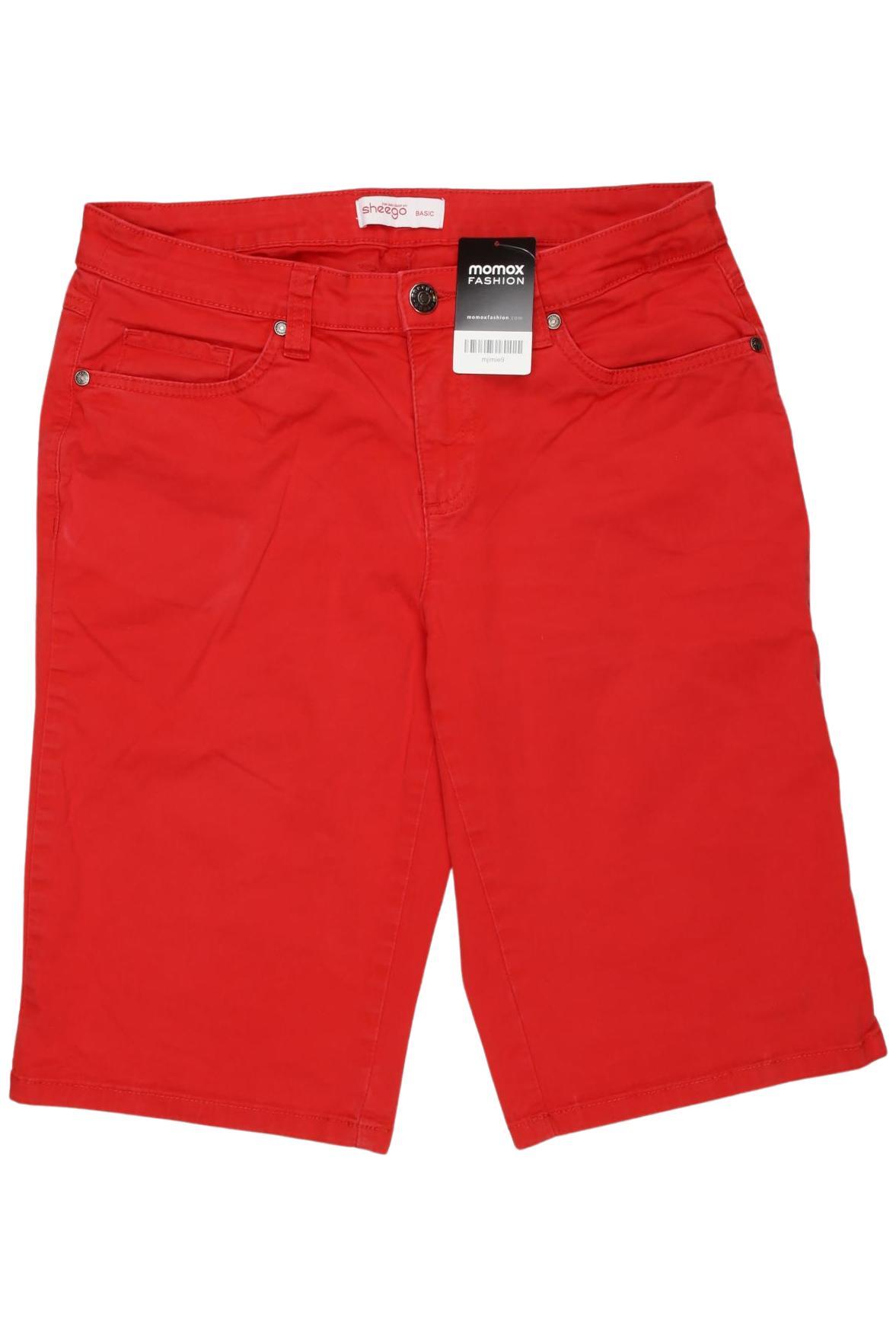 

sheego Damen Shorts, rot, Gr. 42