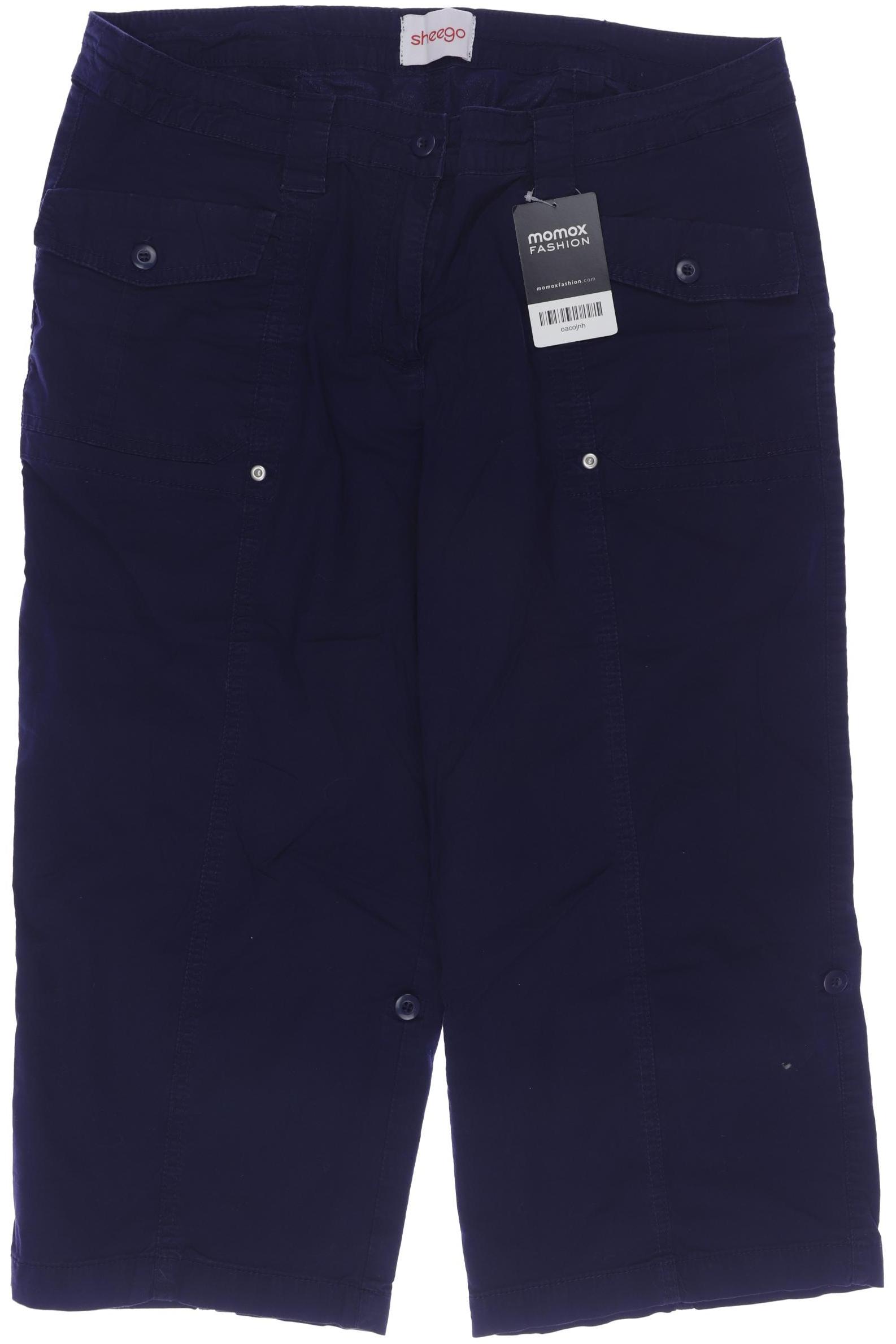 

sheego Damen Shorts, marineblau, Gr. 46