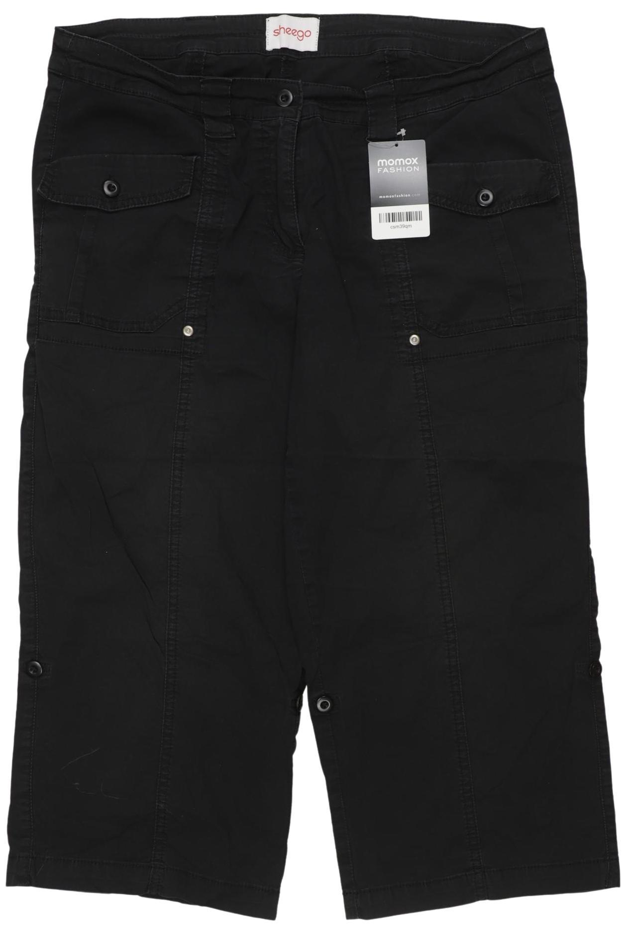 

sheego Damen Shorts, schwarz, Gr. 33