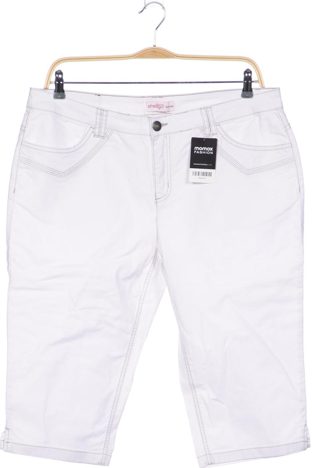 

sheego Damen Shorts, weiß