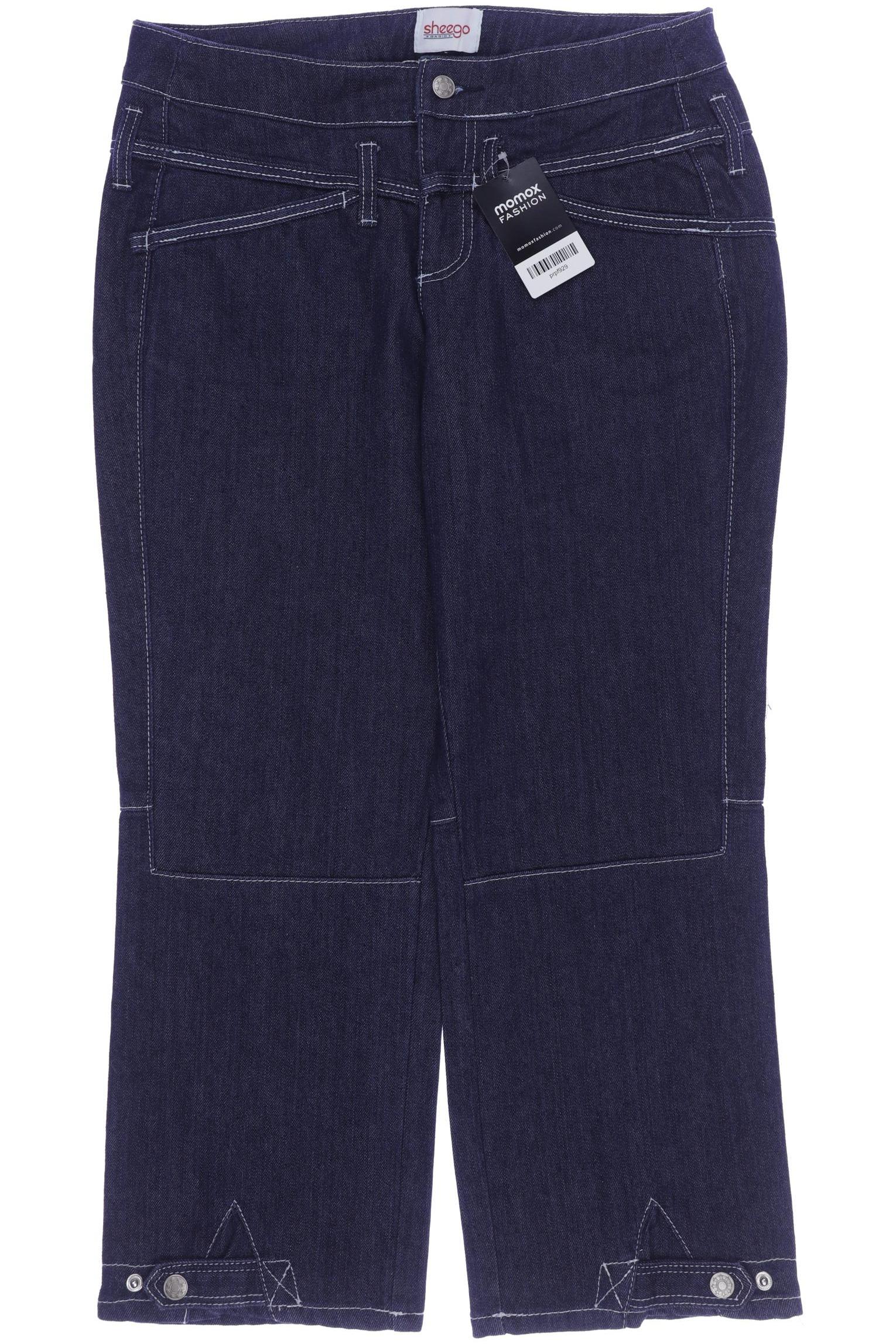 

sheego Damen Shorts, marineblau, Gr. 40