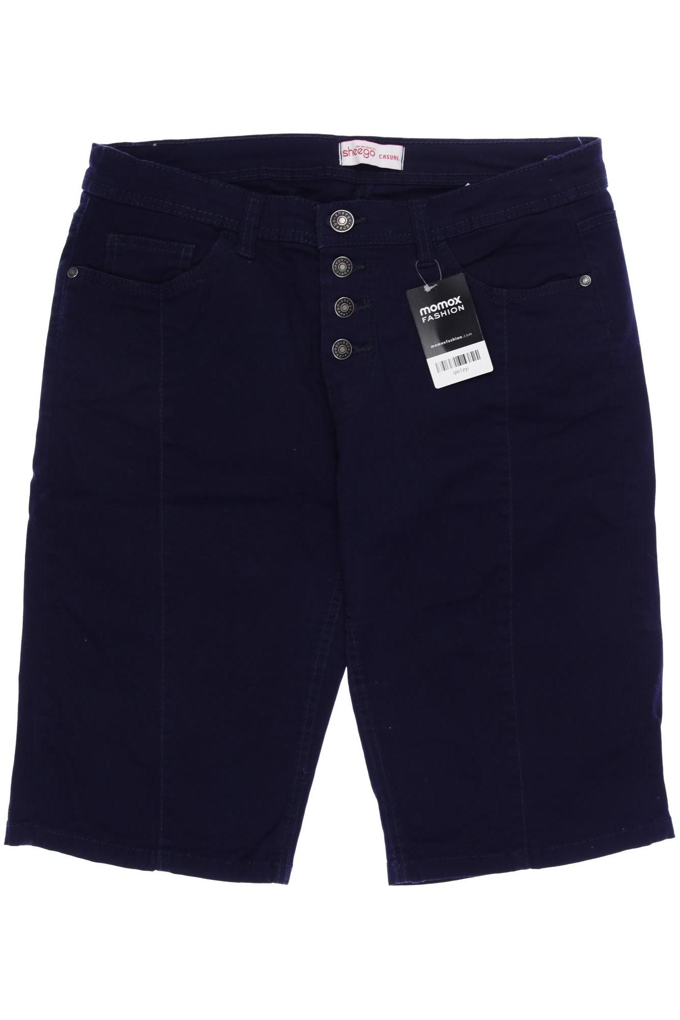 

sheego Damen Shorts, marineblau, Gr. 44