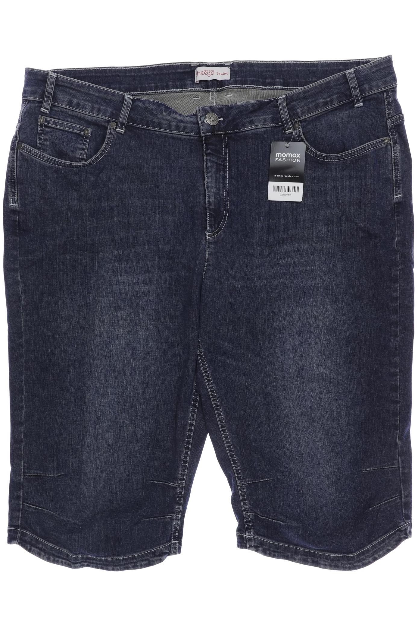 

sheego Damen Shorts, marineblau, Gr. 52