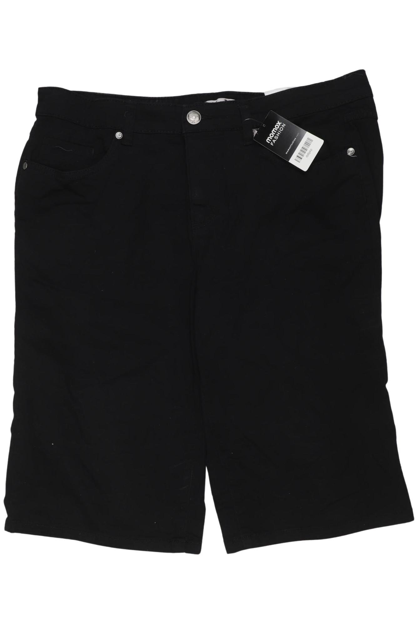 

sheego Damen Shorts, schwarz, Gr. 46