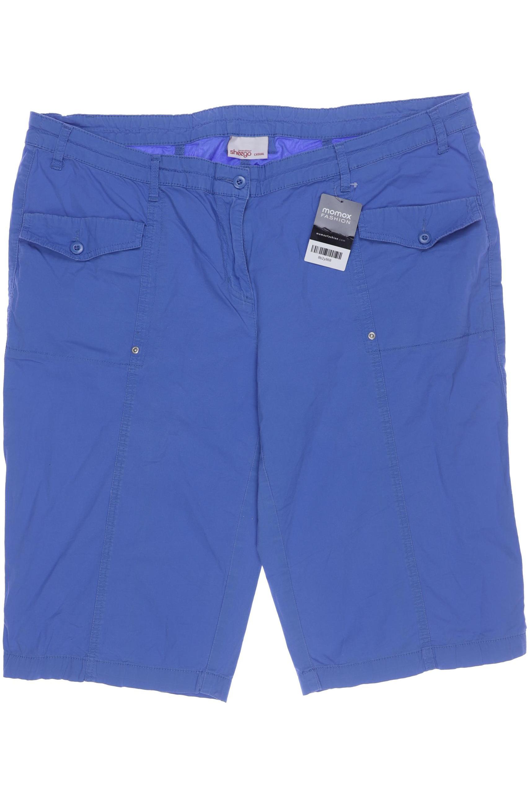 

sheego Damen Shorts, blau, Gr. 50