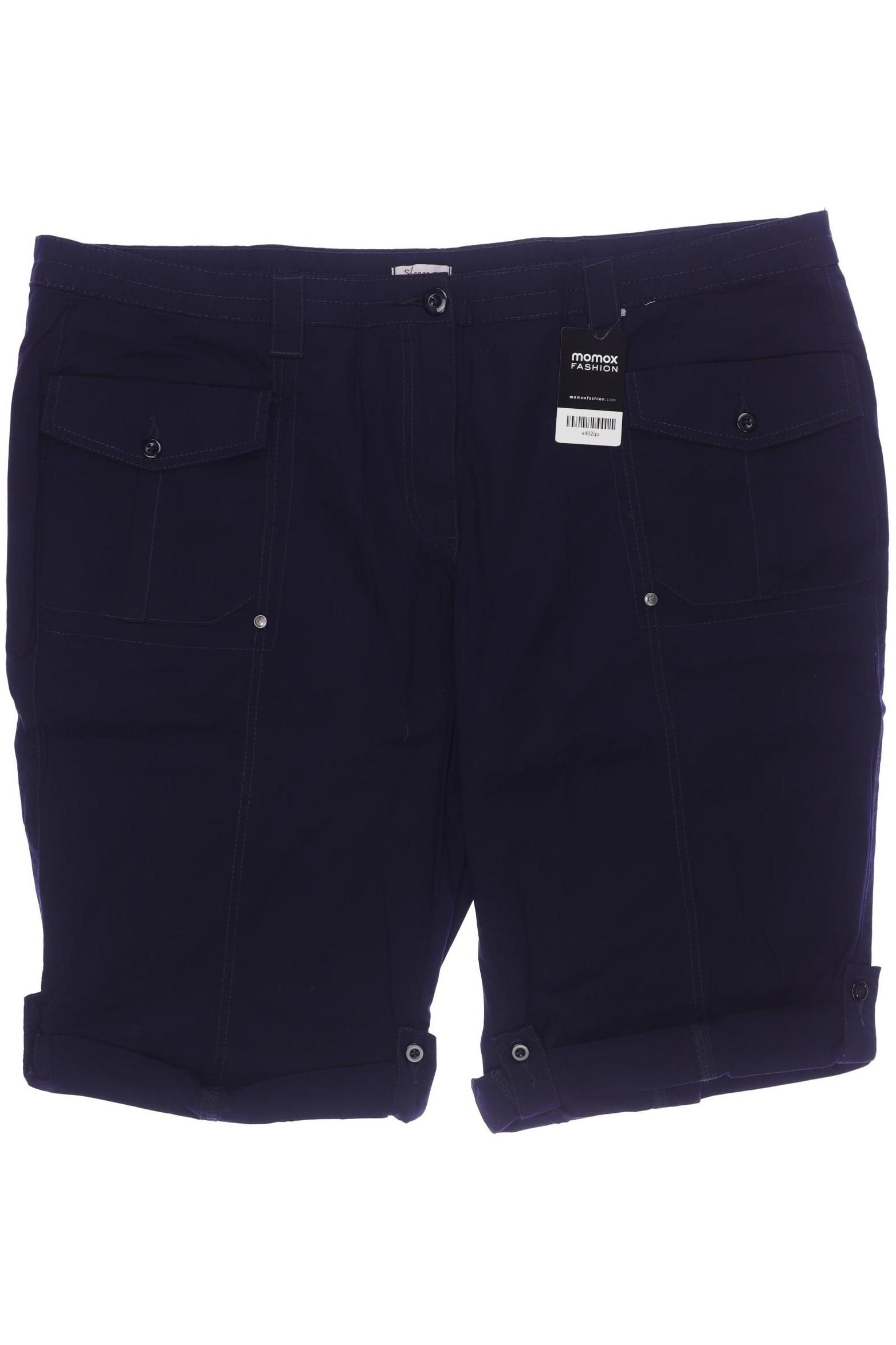 

sheego Damen Shorts, marineblau, Gr. 56