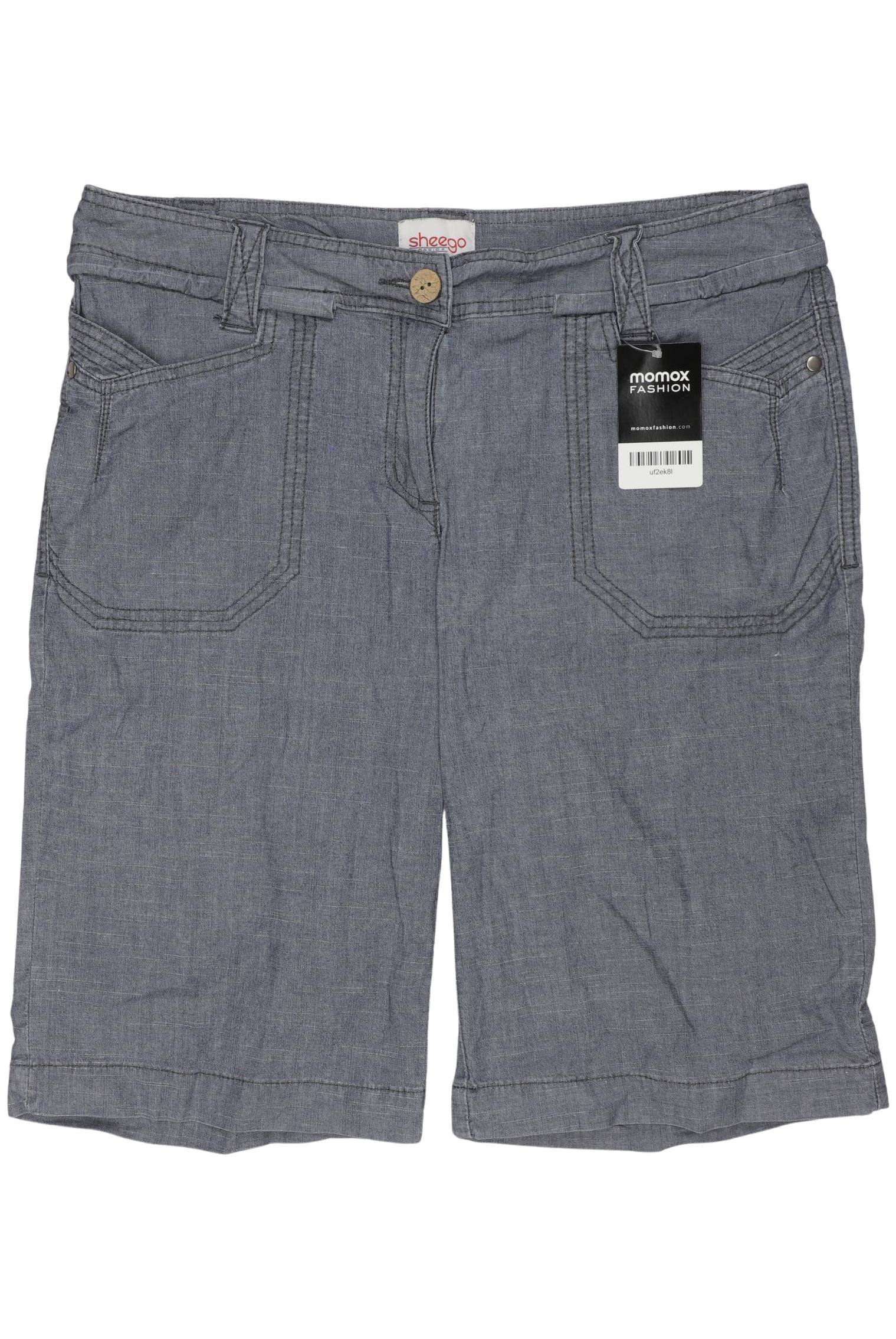 

sheego Damen Shorts, blau, Gr. 42