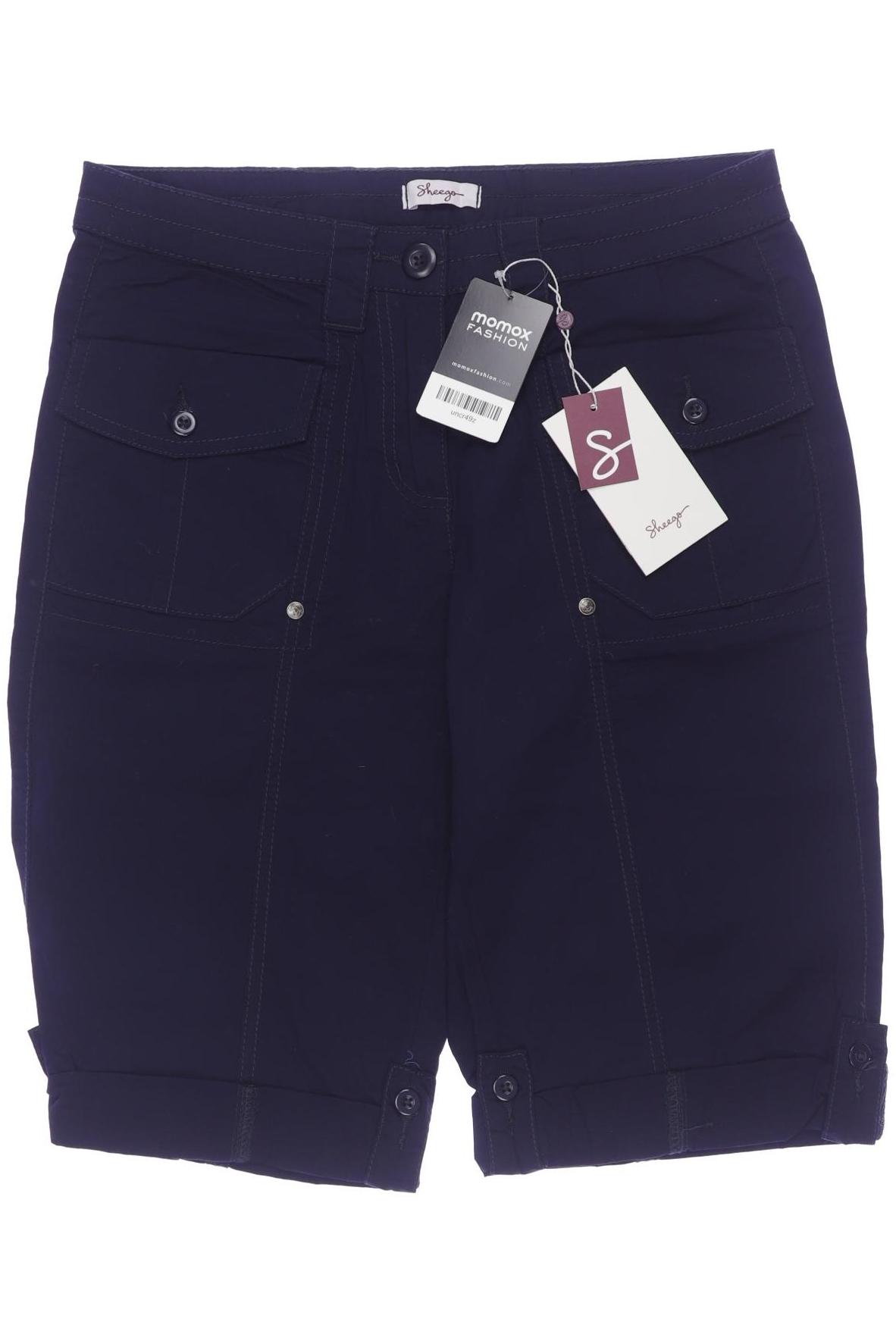 

sheego Damen Shorts, marineblau, Gr. 40