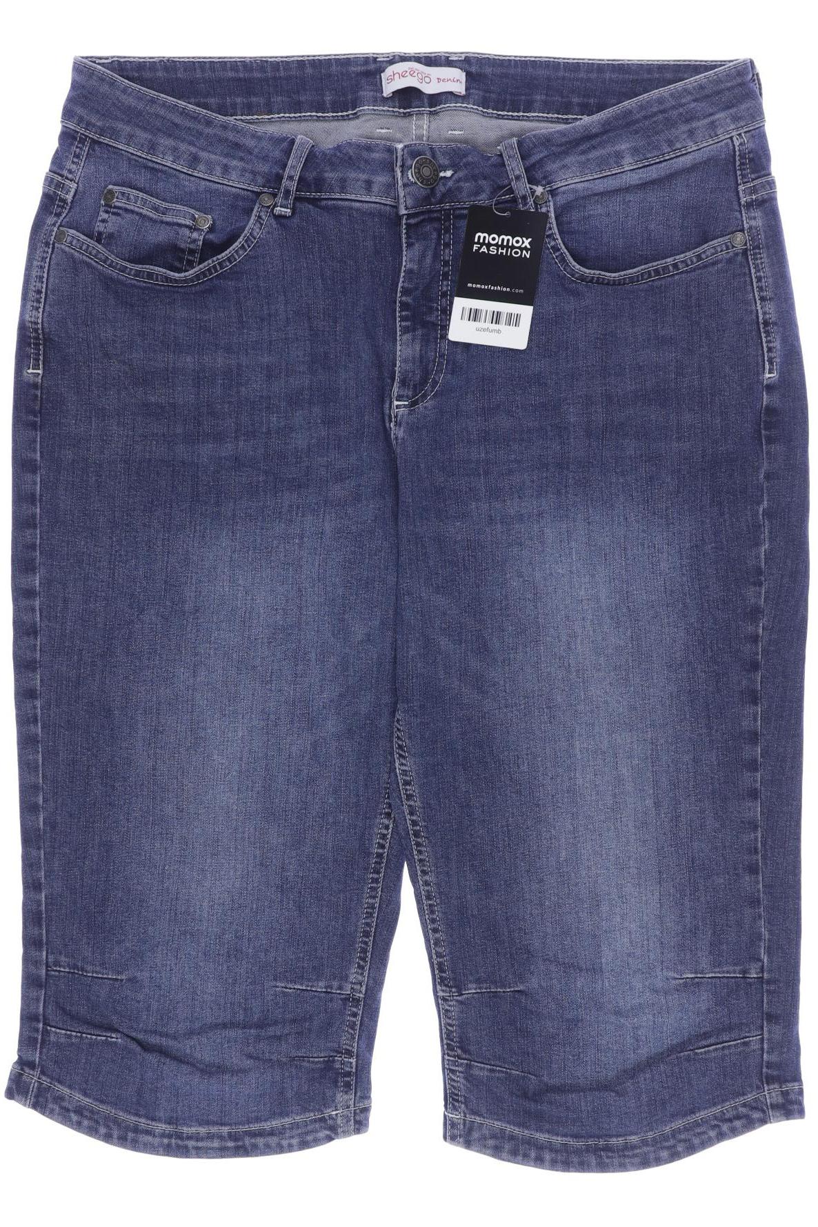

sheego Damen Shorts, blau
