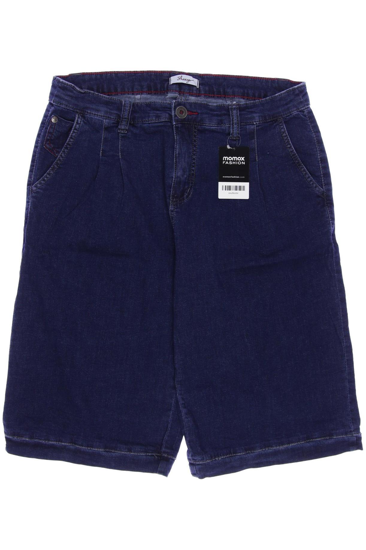 

sheego Damen Shorts, marineblau, Gr. 44