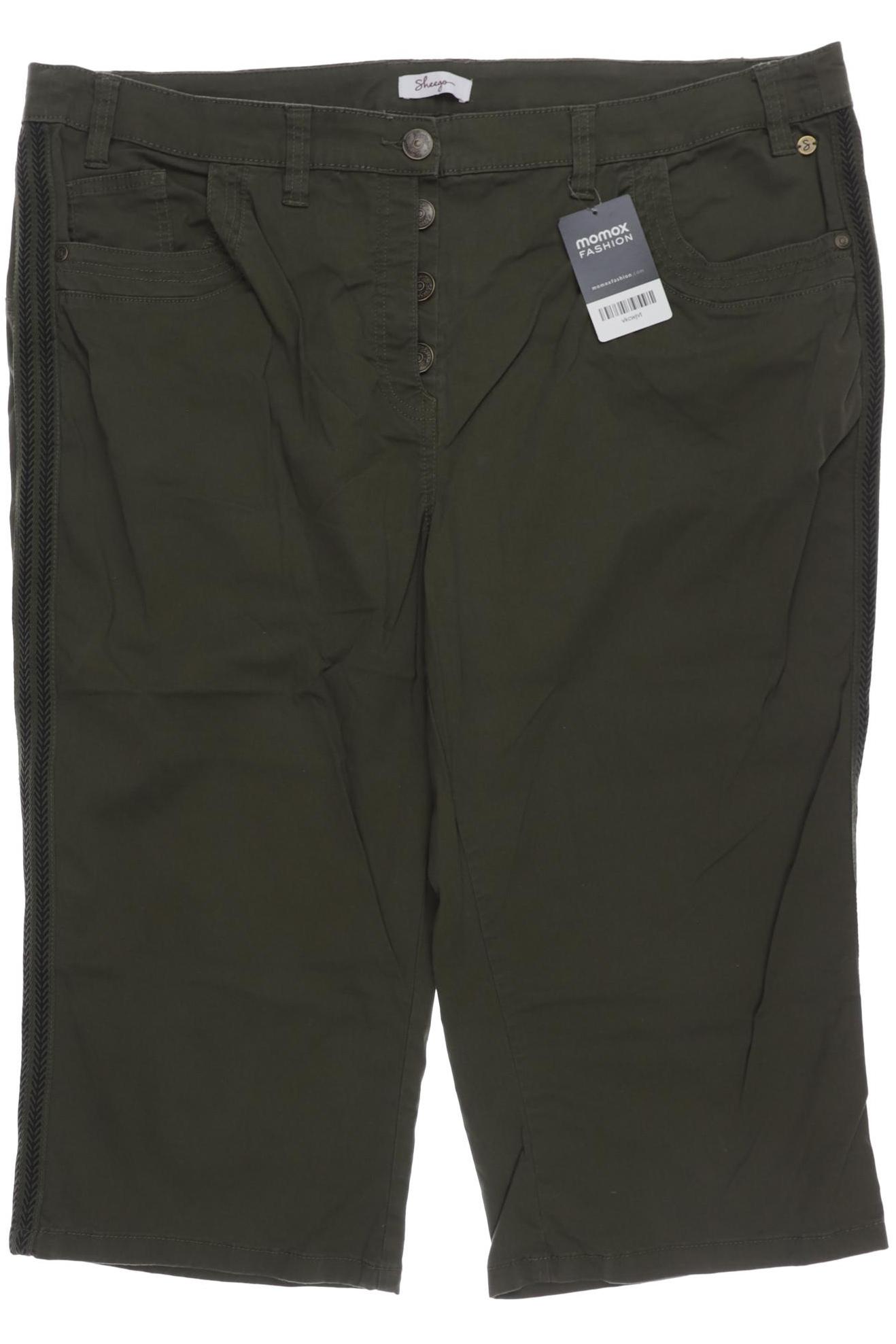 

sheego Damen Shorts, grün, Gr. 50