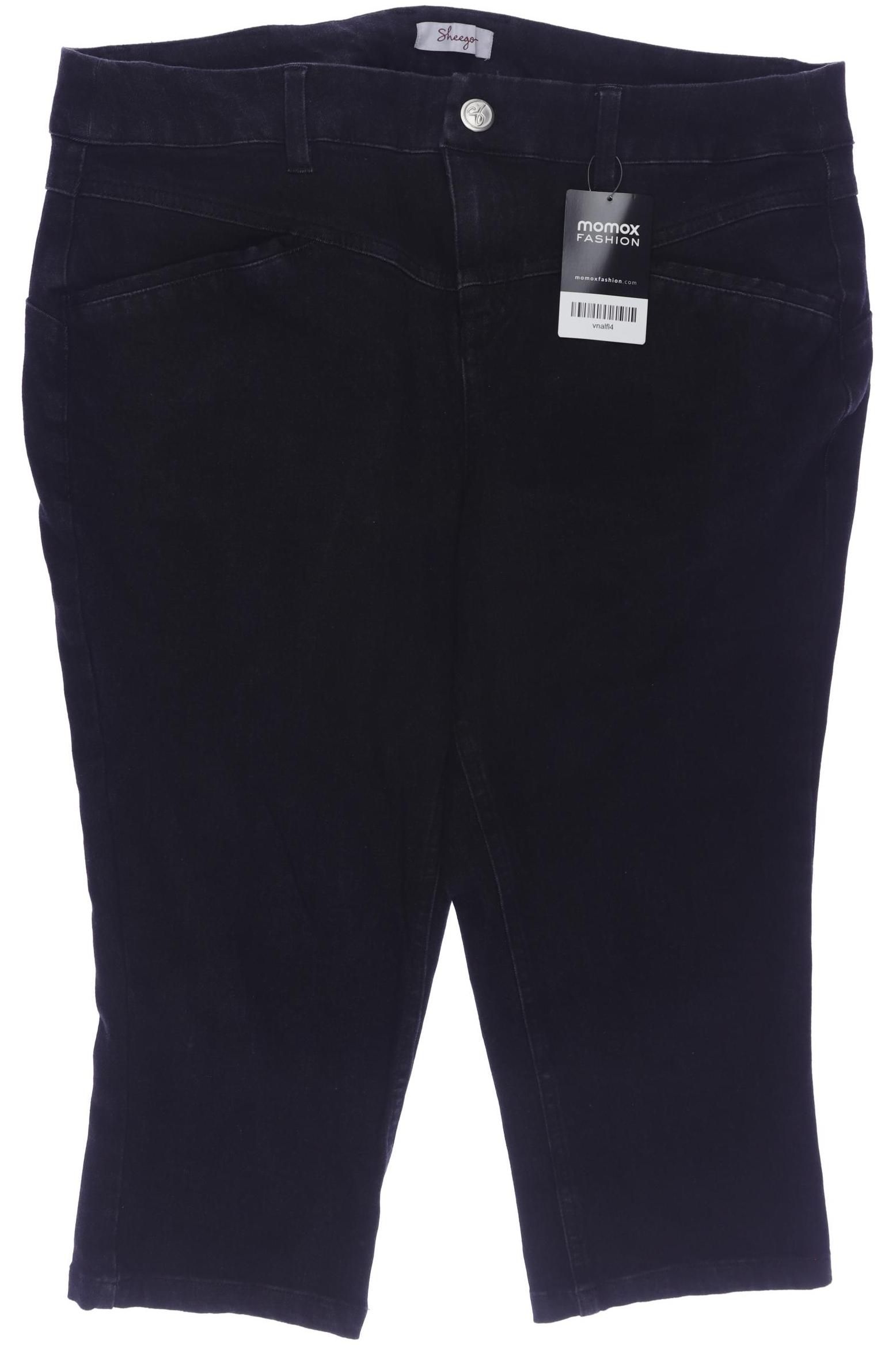 

sheego Damen Shorts, schwarz, Gr. 44
