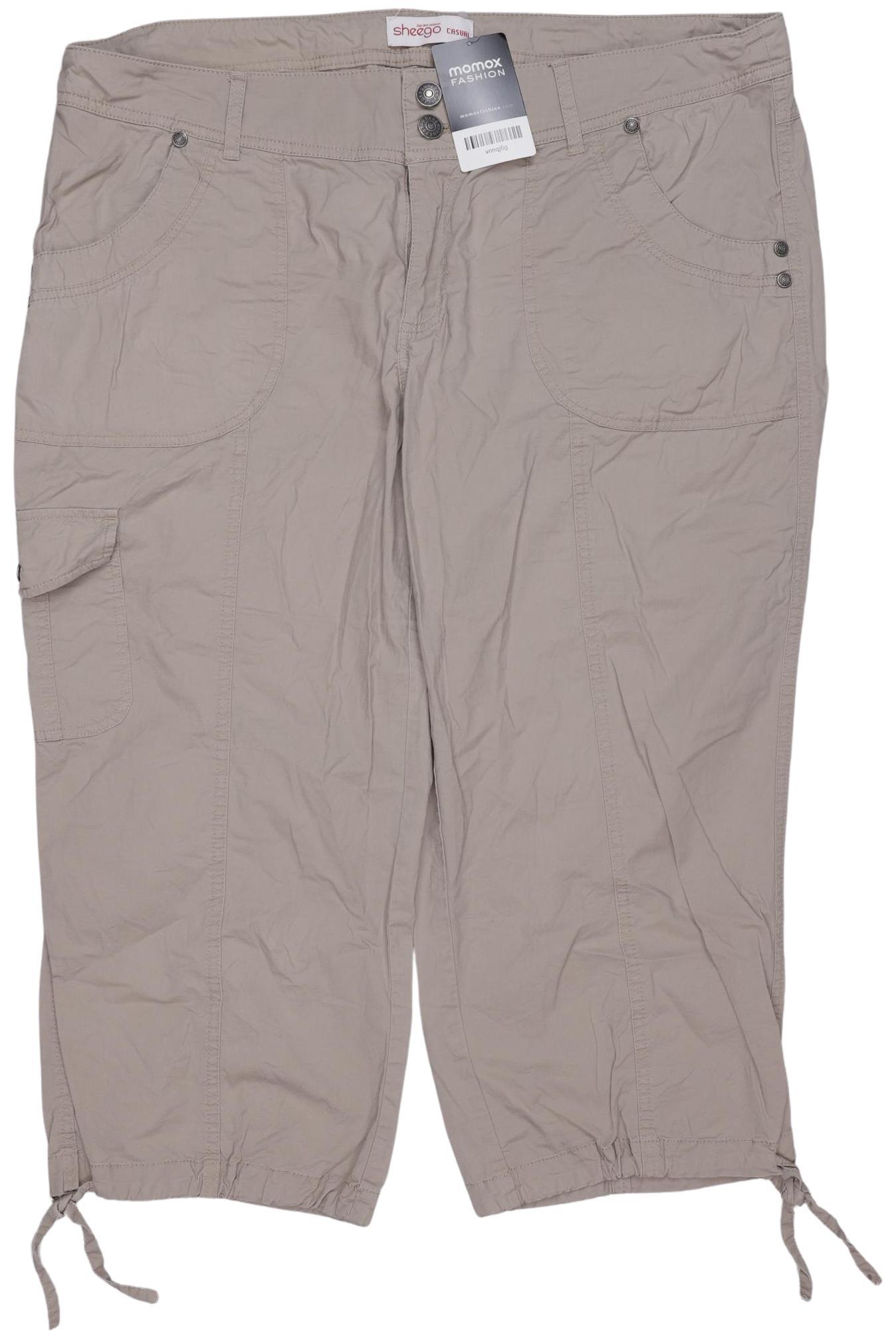

sheego Damen Shorts, beige, Gr. 46