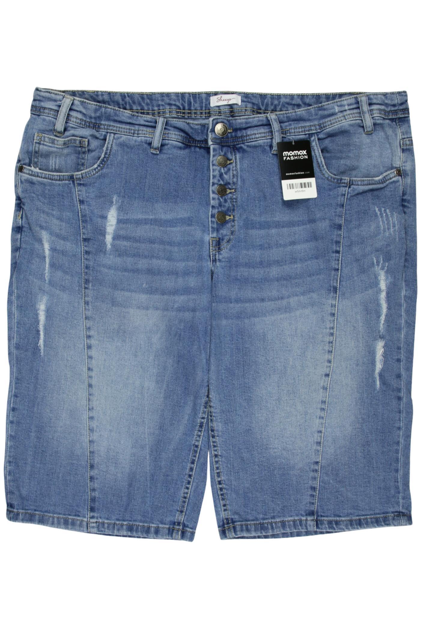 

sheego Damen Shorts, blau, Gr. 52