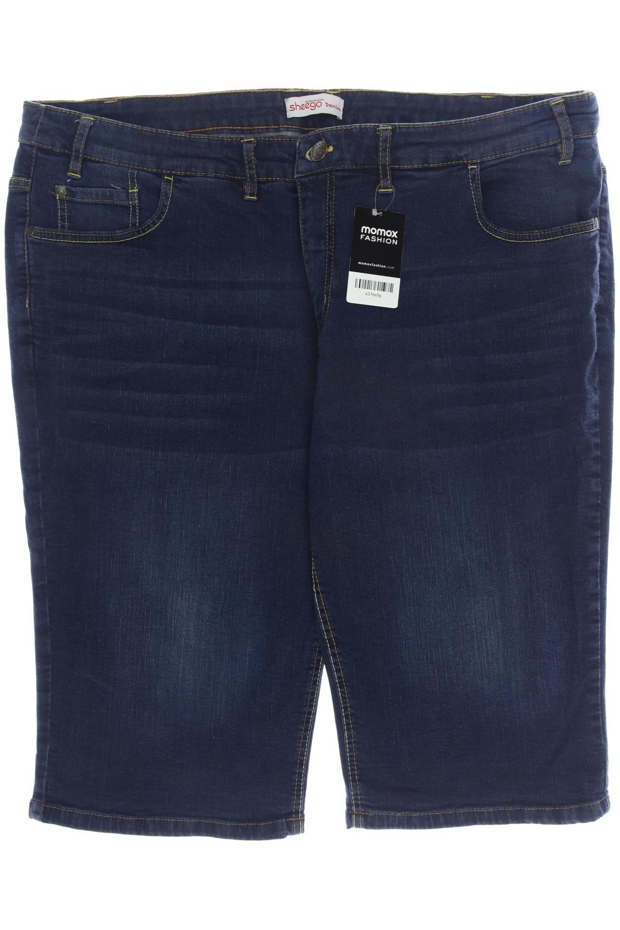 

sheego Damen Shorts, blau, Gr. 52