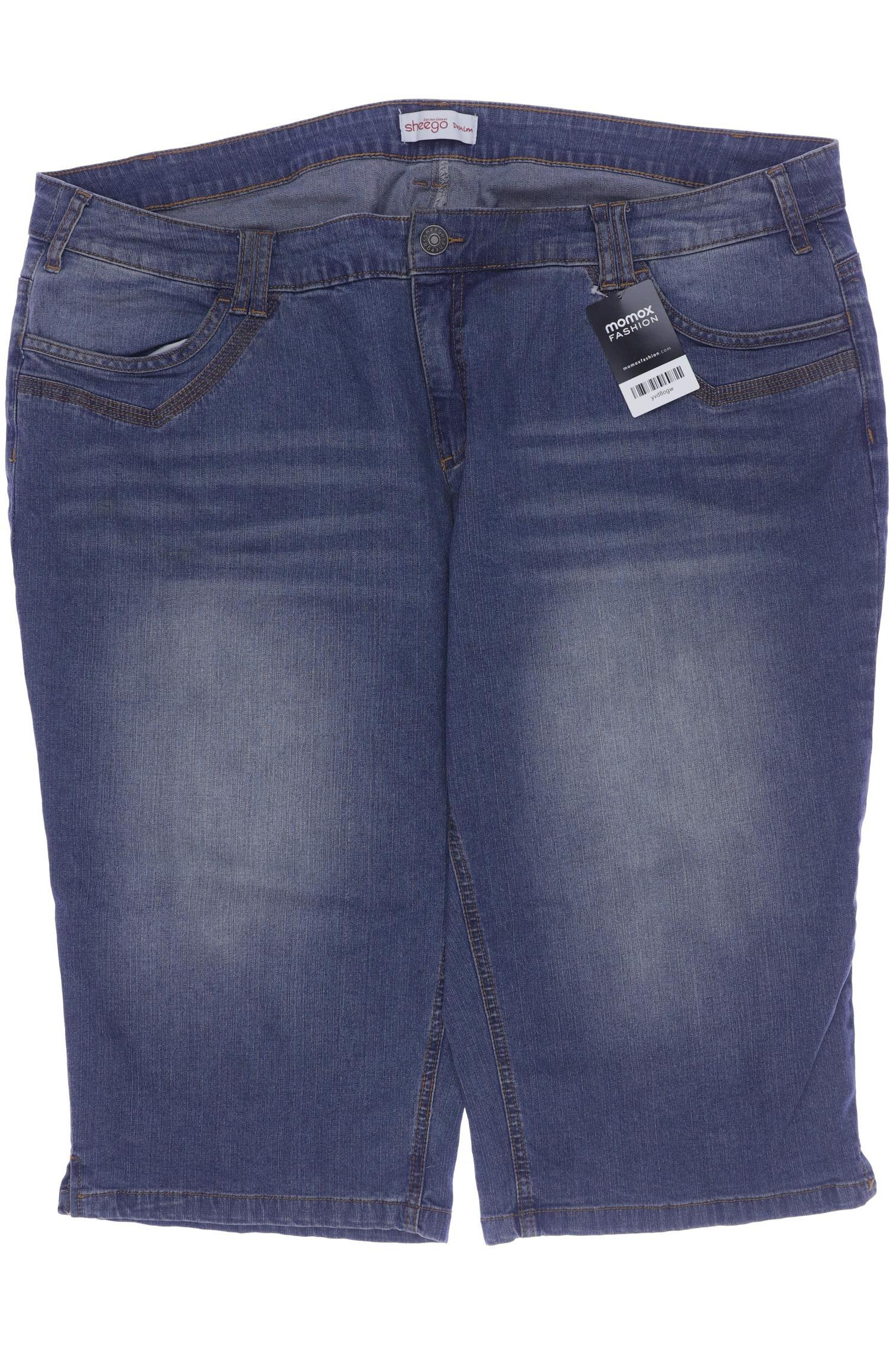 

sheego Damen Shorts, marineblau, Gr. 52