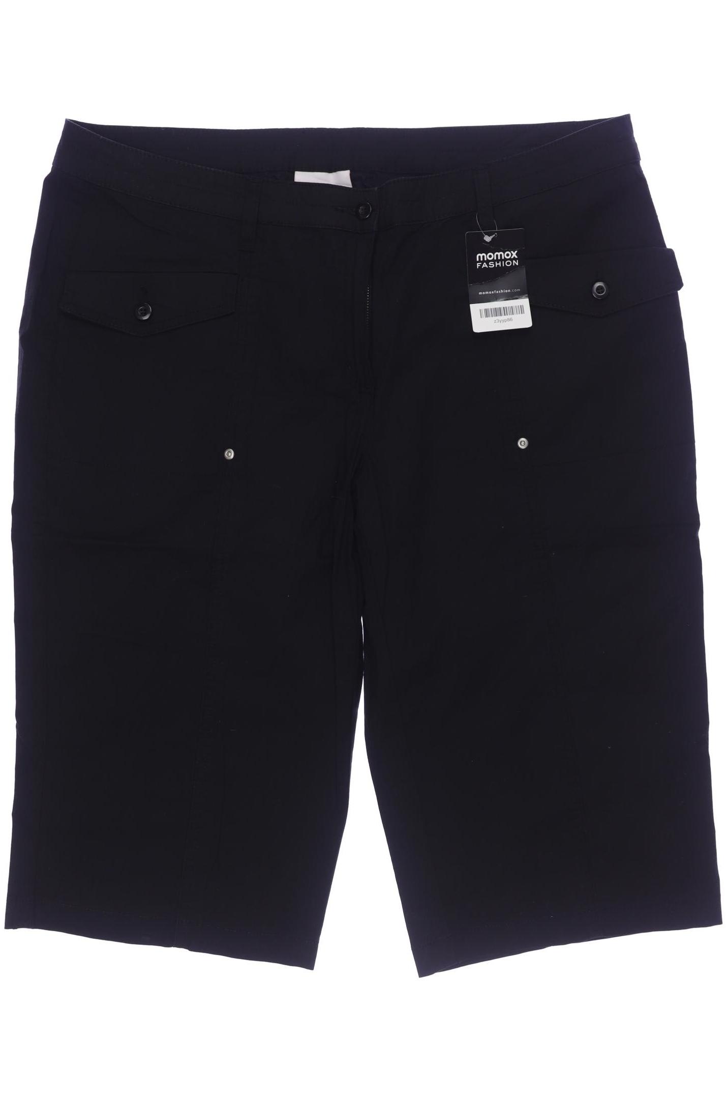 

sheego Damen Shorts, schwarz, Gr. 48