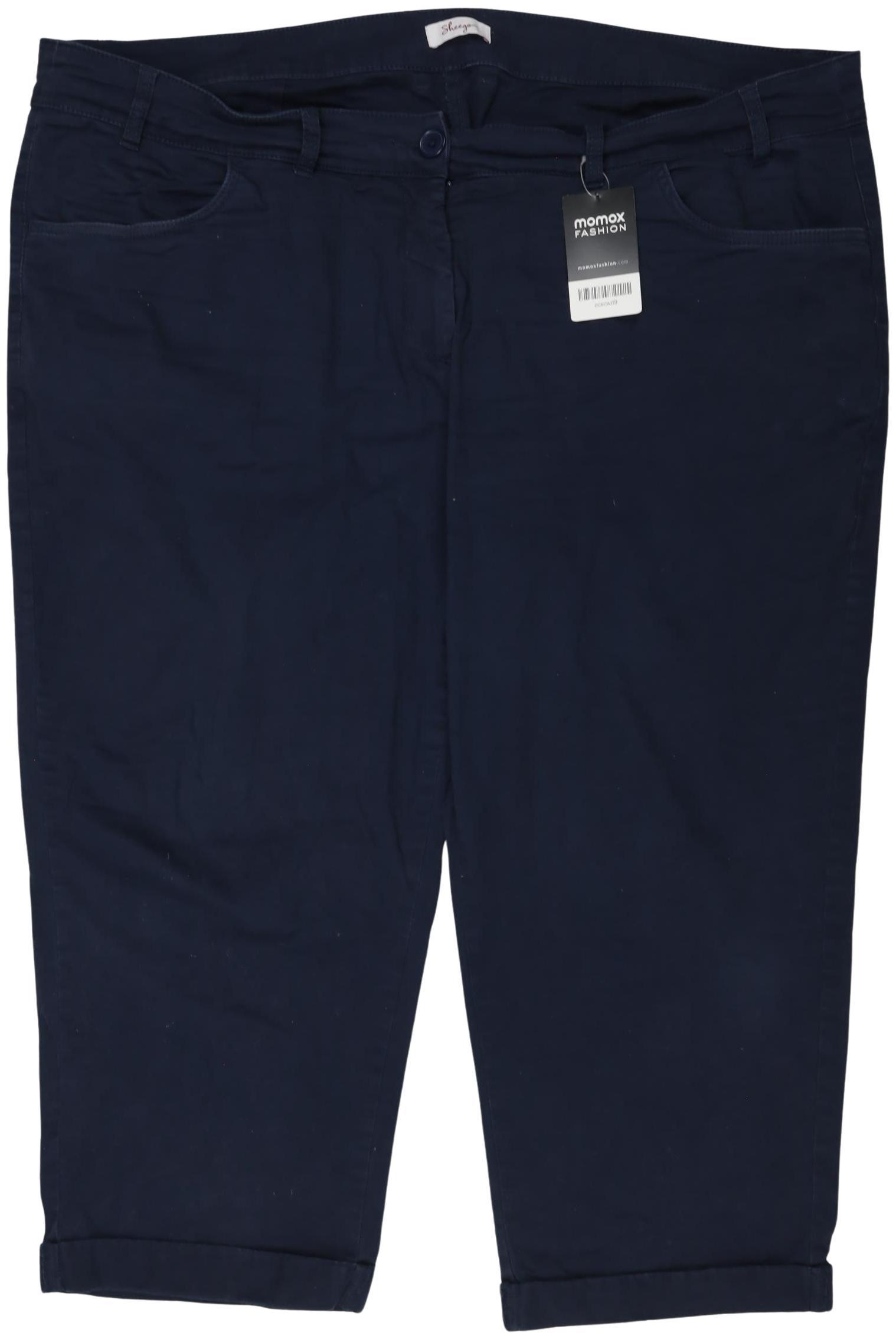 

sheego Damen Shorts, blau, Gr. 52