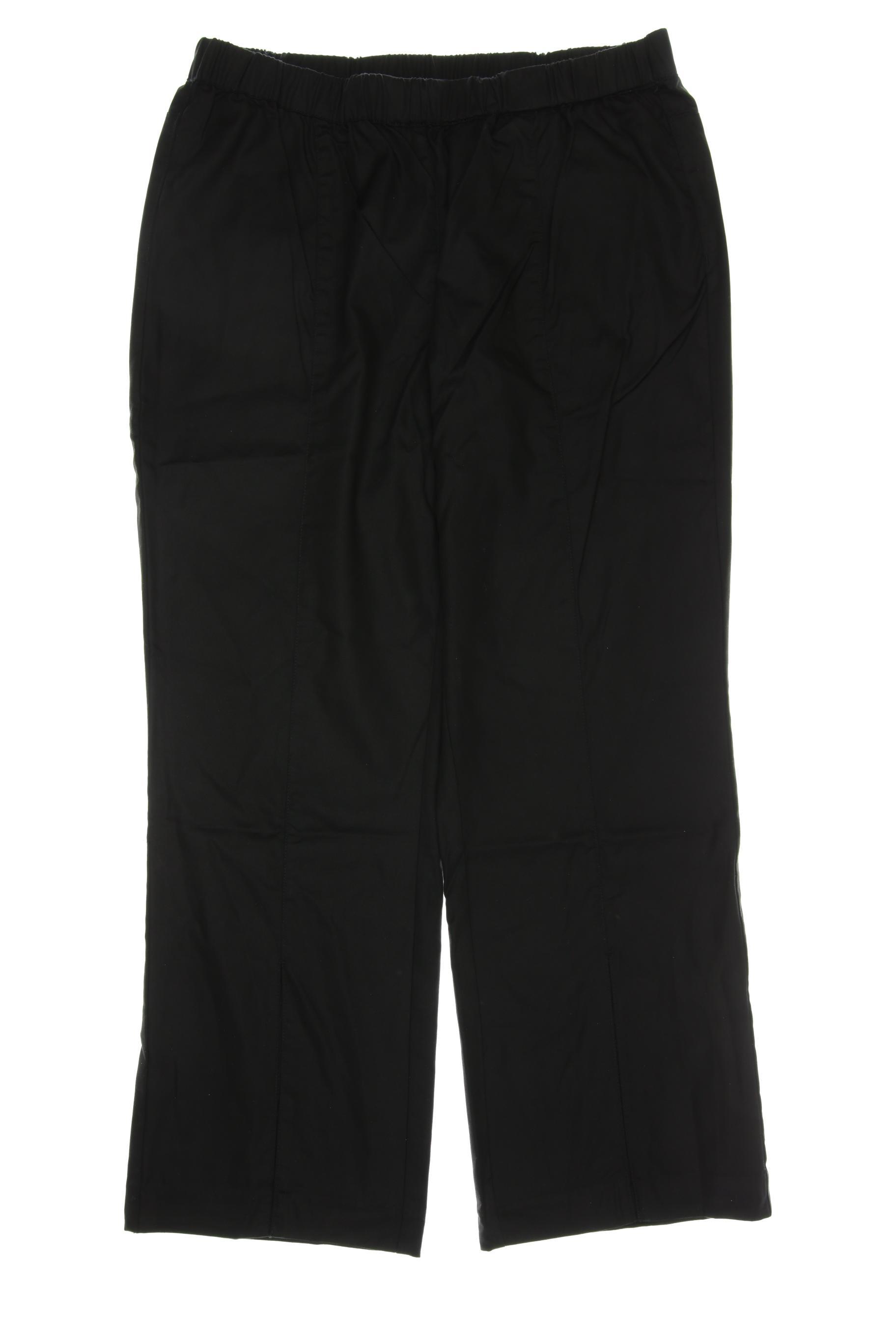 

sheego Damen Stoffhose, schwarz, Gr. 44