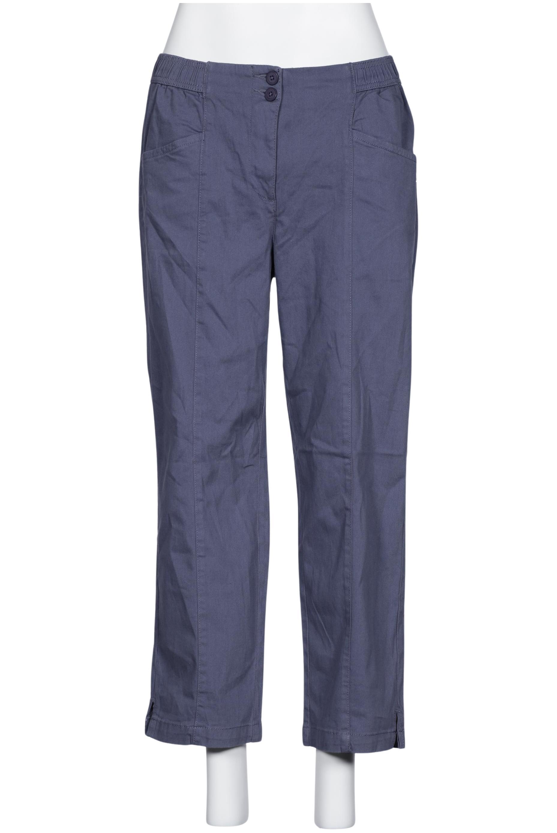 

sheego Damen Stoffhose, grau, Gr. 42