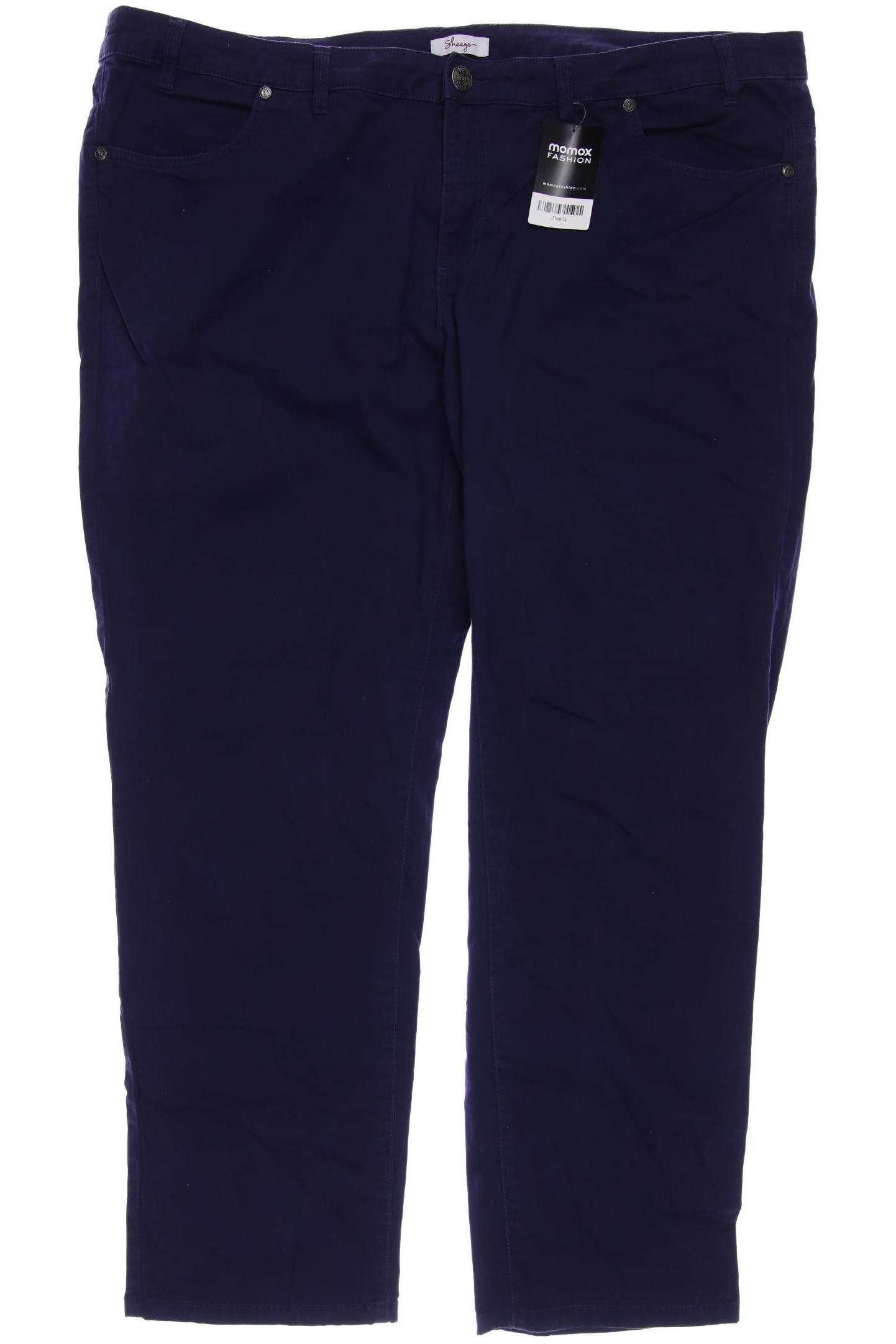

sheego Damen Stoffhose, marineblau