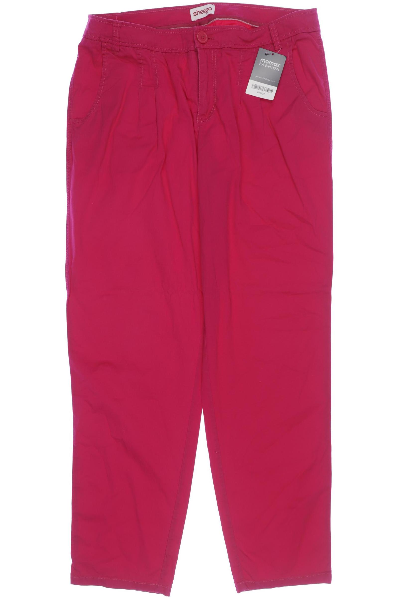 

sheego Damen Stoffhose, pink, Gr. 42
