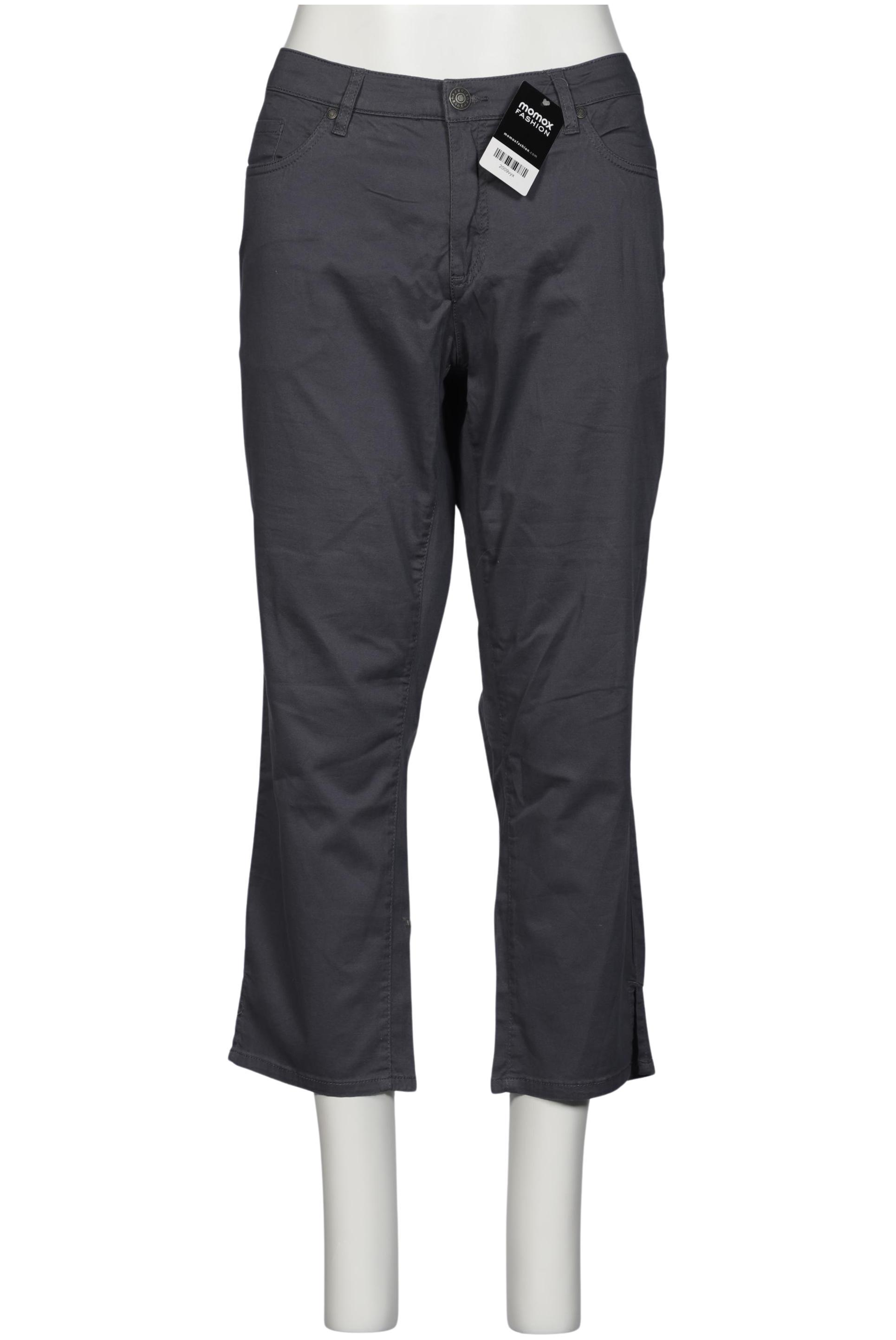 

sheego Damen Stoffhose, grau, Gr. 48